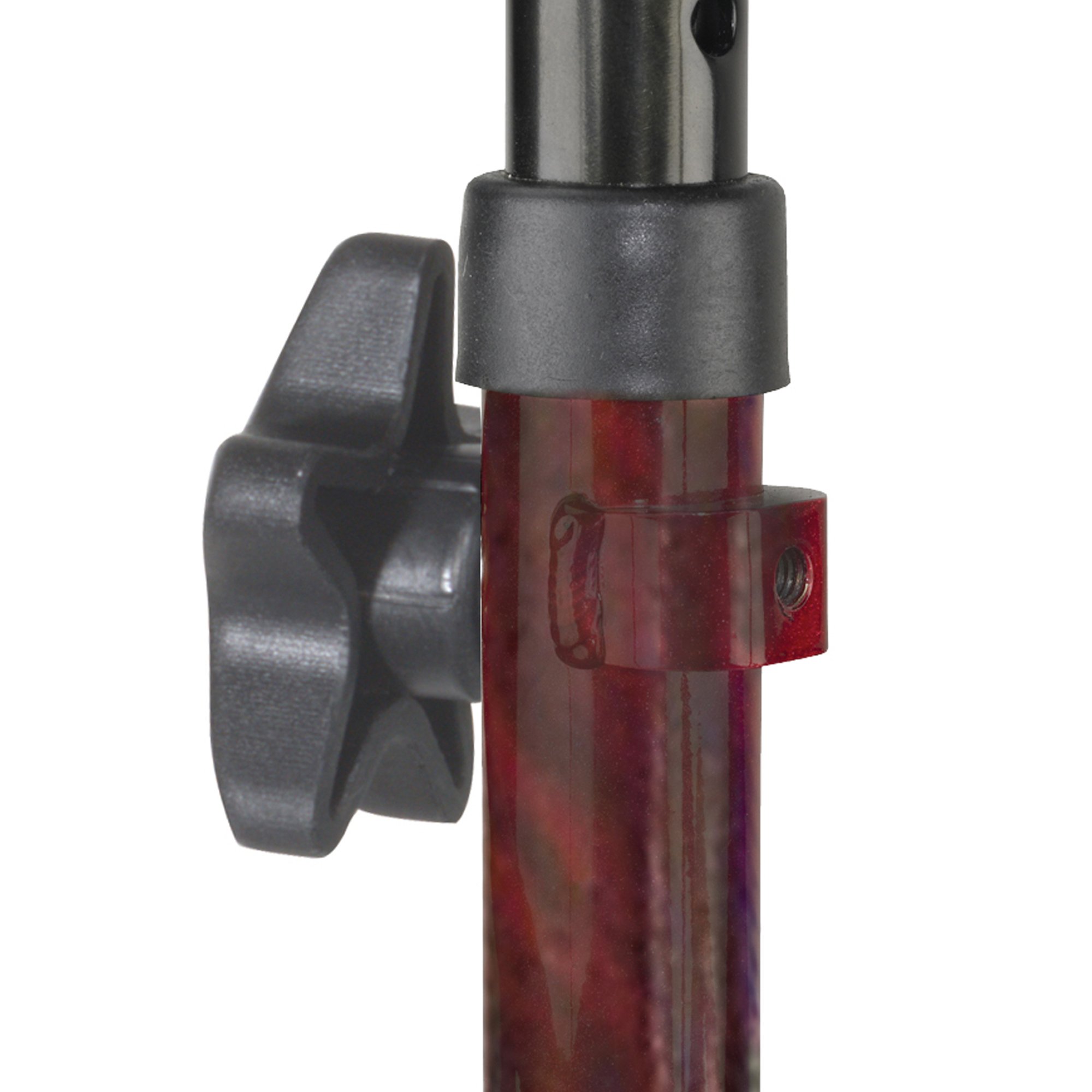 drive™ Deluxe 3 Wheel Rollator, Red - Image 3