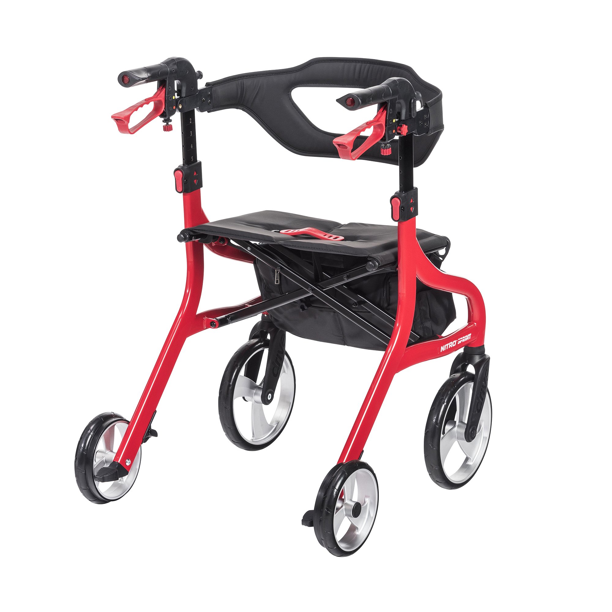 drive™ Nitro Sprint 4 Wheel Rollator - Image 3