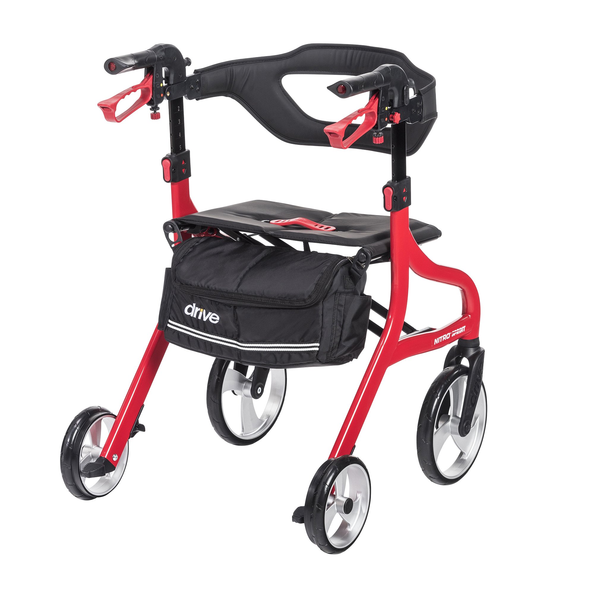 drive™ Nitro Sprint 4 Wheel Rollator - Image 9