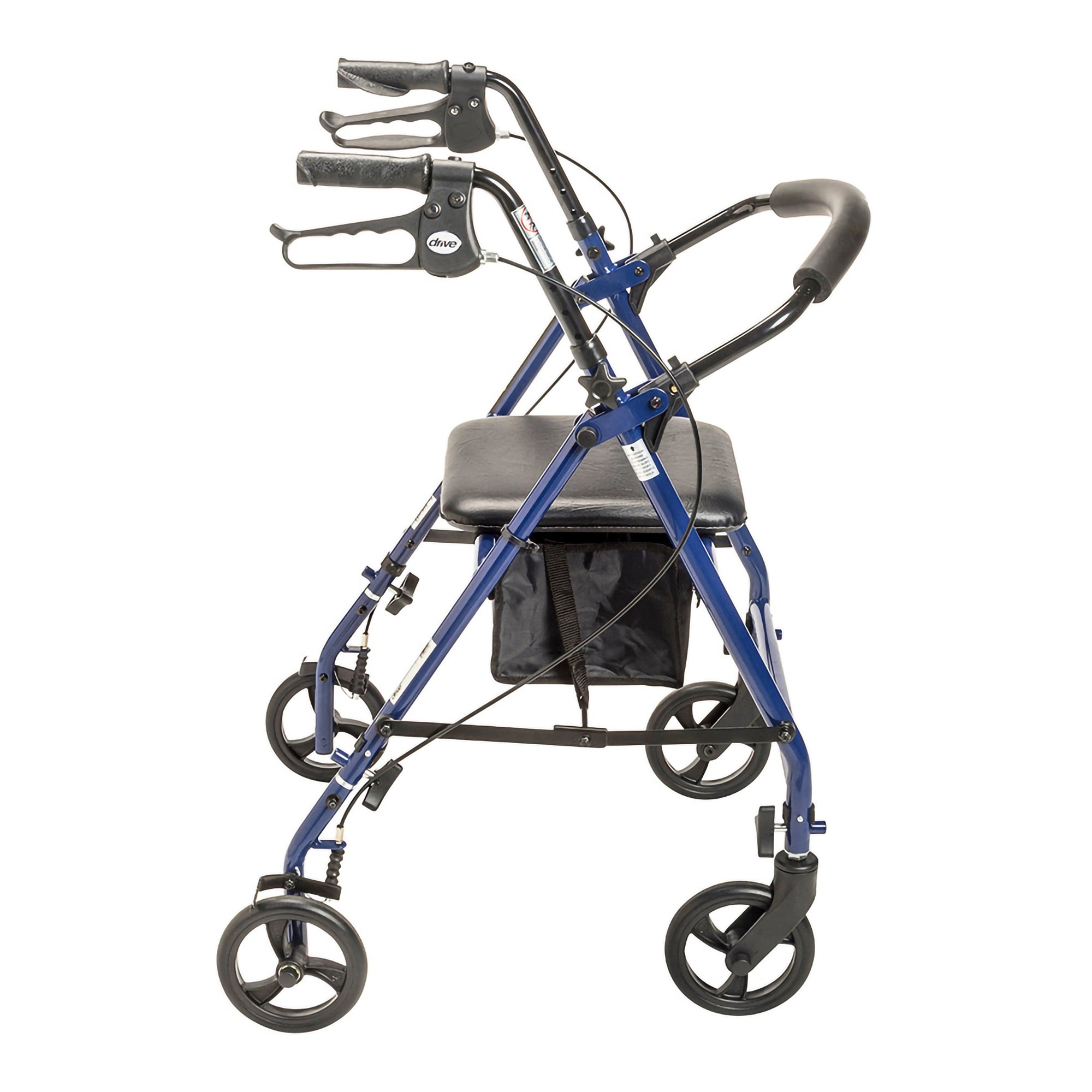 drive™ Steel Rollator with 6 Inch Wheels, Blue - Image 3
