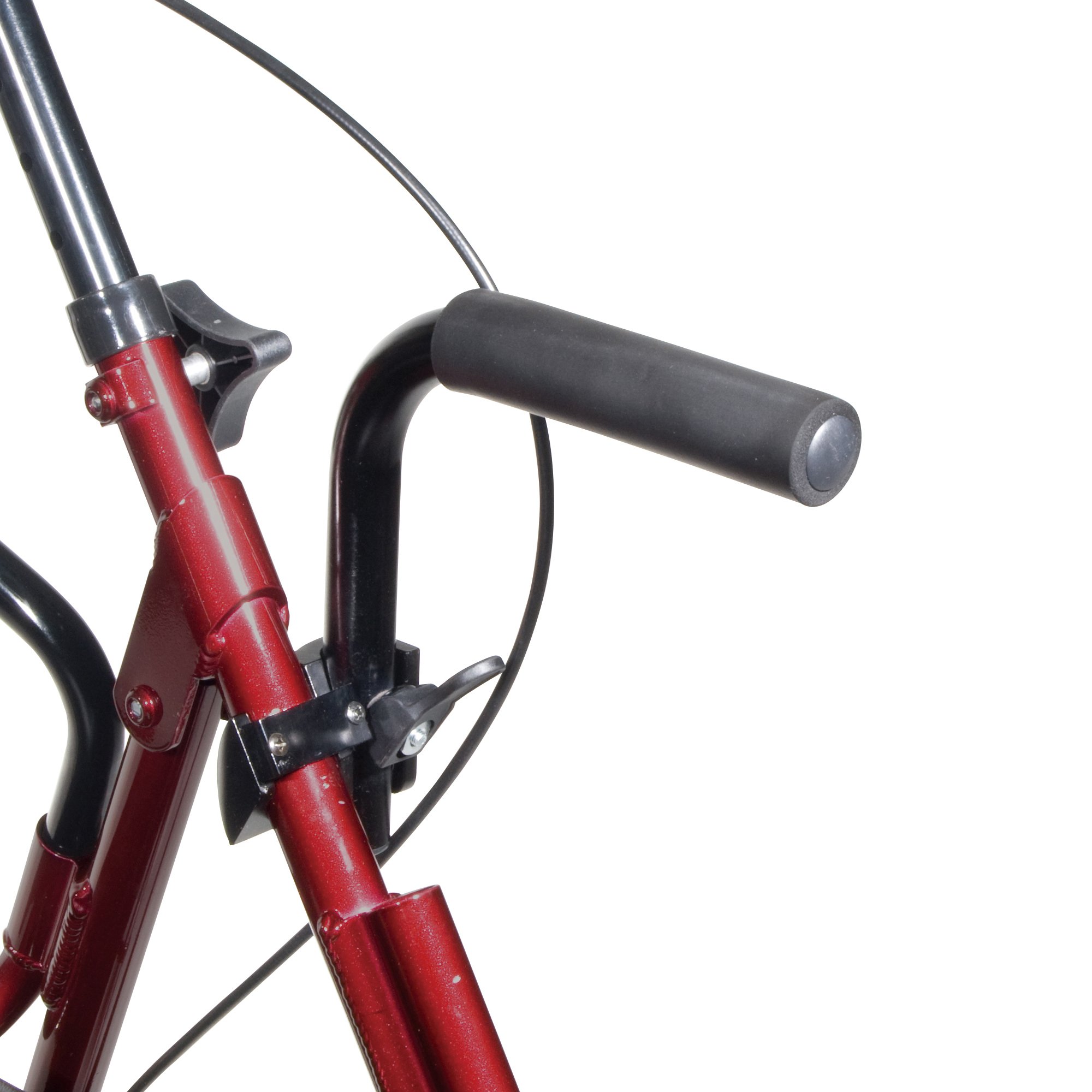 drive™ Duet Four-Wheel Rollator, Burgundy - Image 7