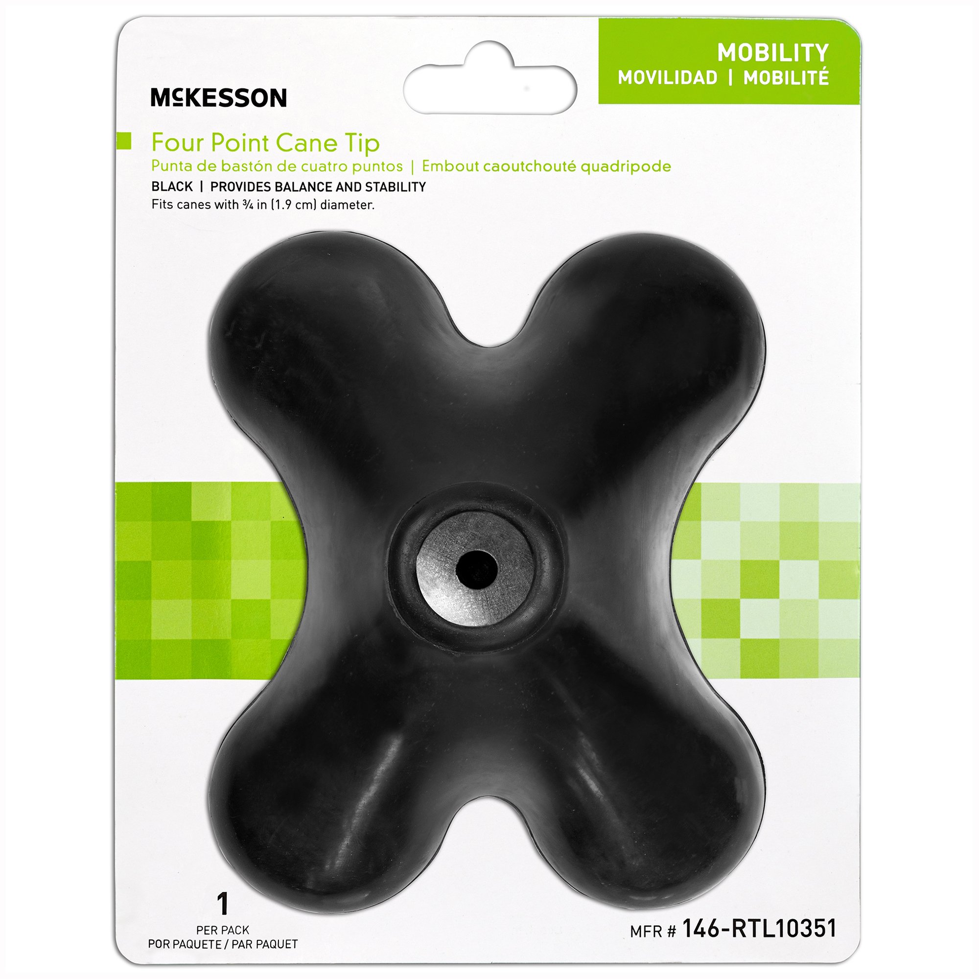 McKesson Four-Point Cane Tip - Image 2
