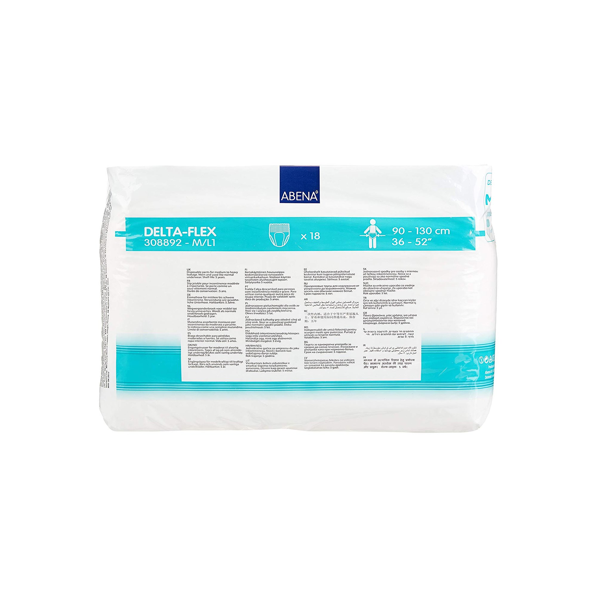 Abena® Delta-Flex L1 Absorbent Underwear, Medium / Large - Image 4