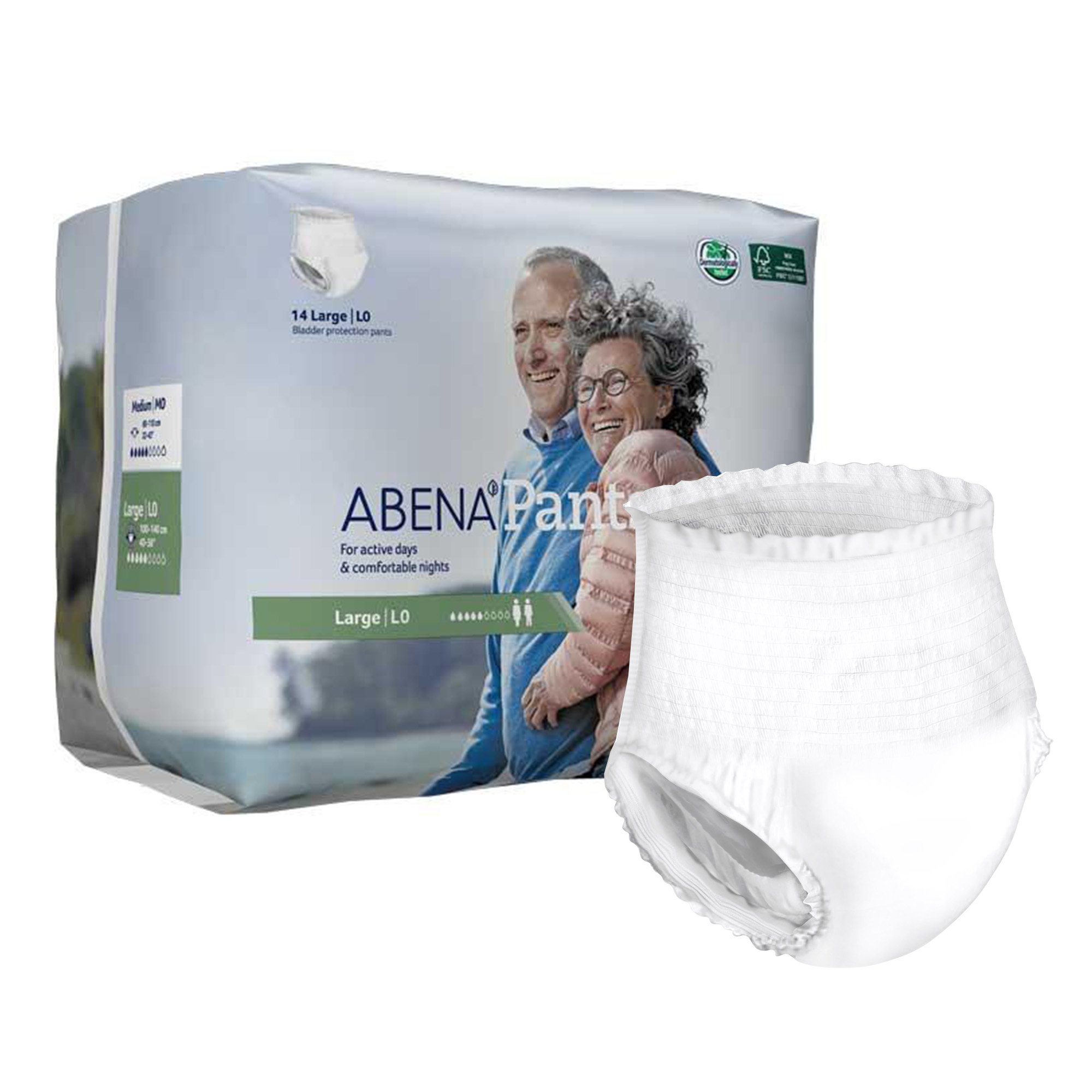 Abena® Pants L0 Absorbent Underwear, Large - Image 2