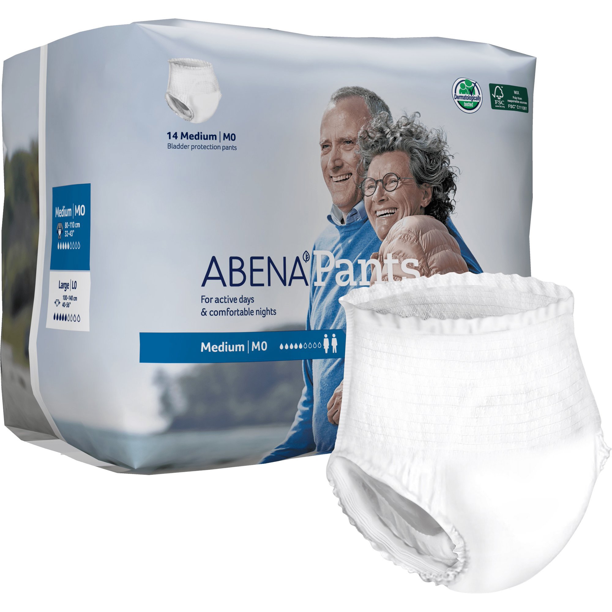 Abena® Pants M0 Absorbent Underwear, Medium - Image 2