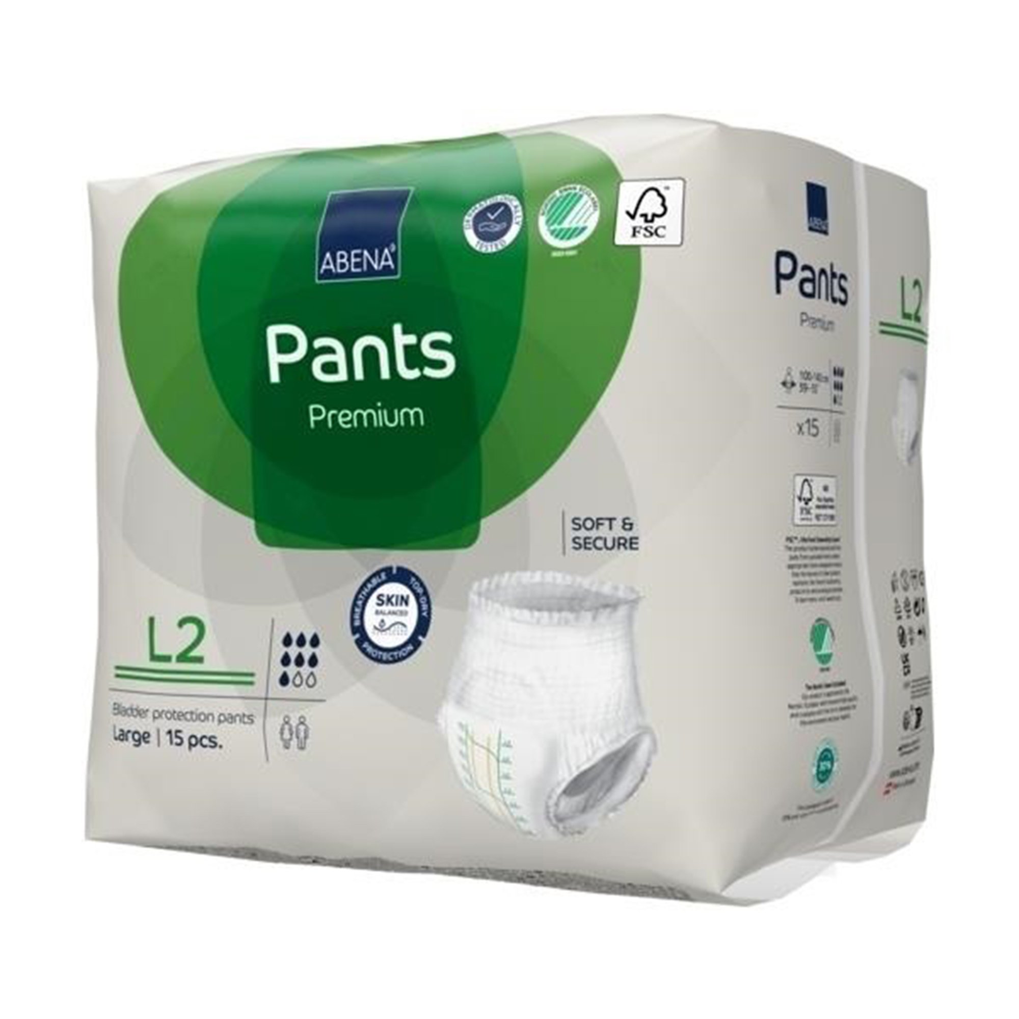 Abena® Premium Pants L2 Incontinence Brief, Large - Image 4