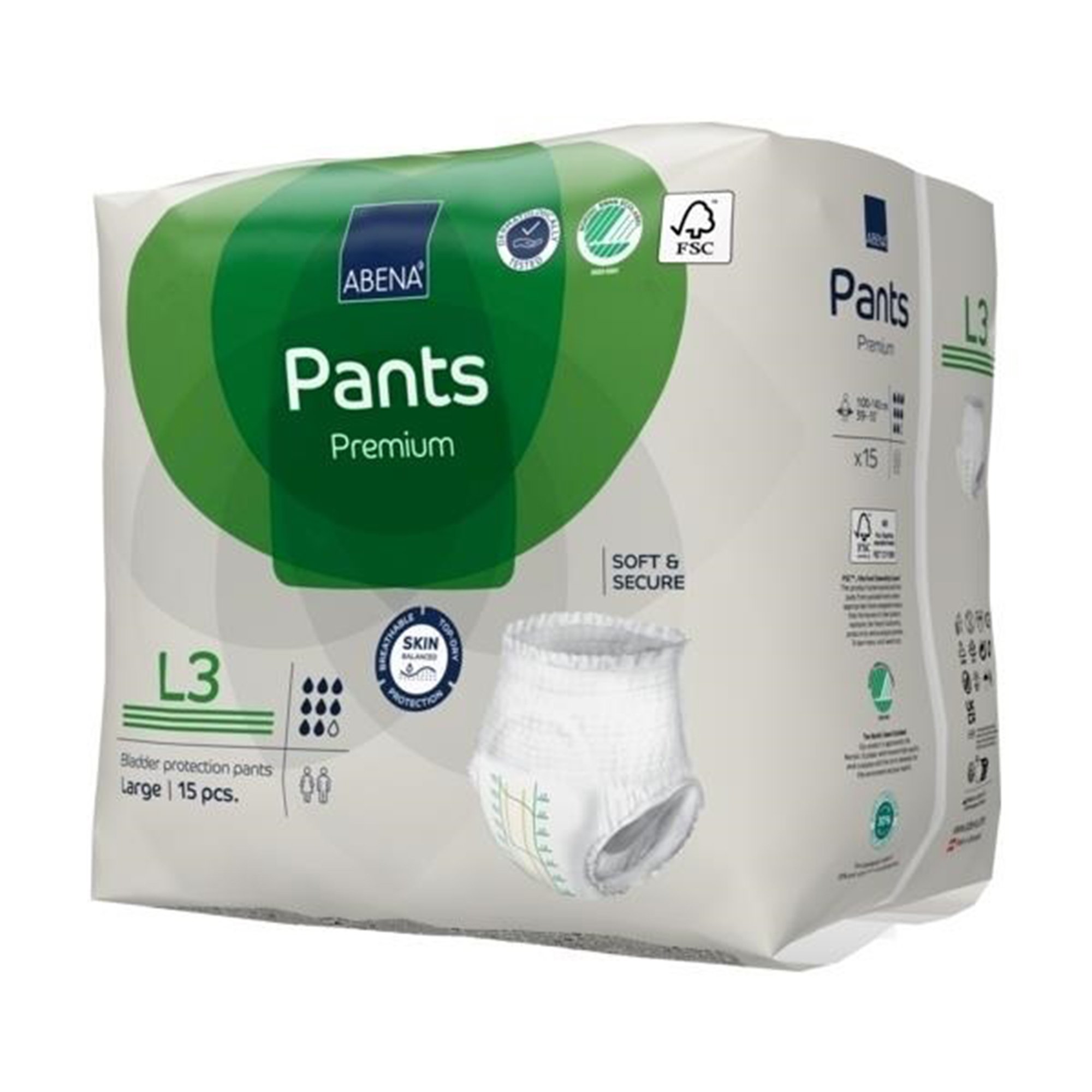Abena® Premium Pants L3 Incontinence Brief, Large - Image 4