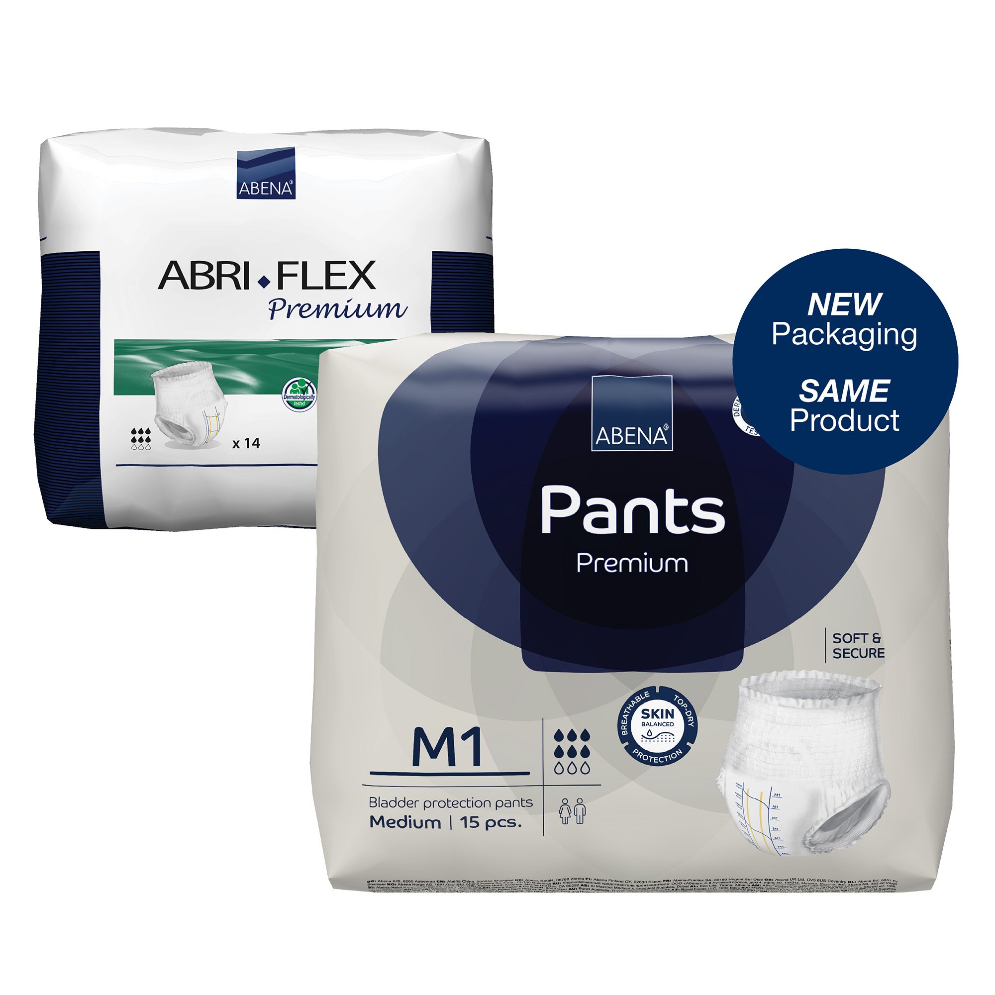 Abena® Premium Pants M1 Incontinence Brief, Medium - Image 2