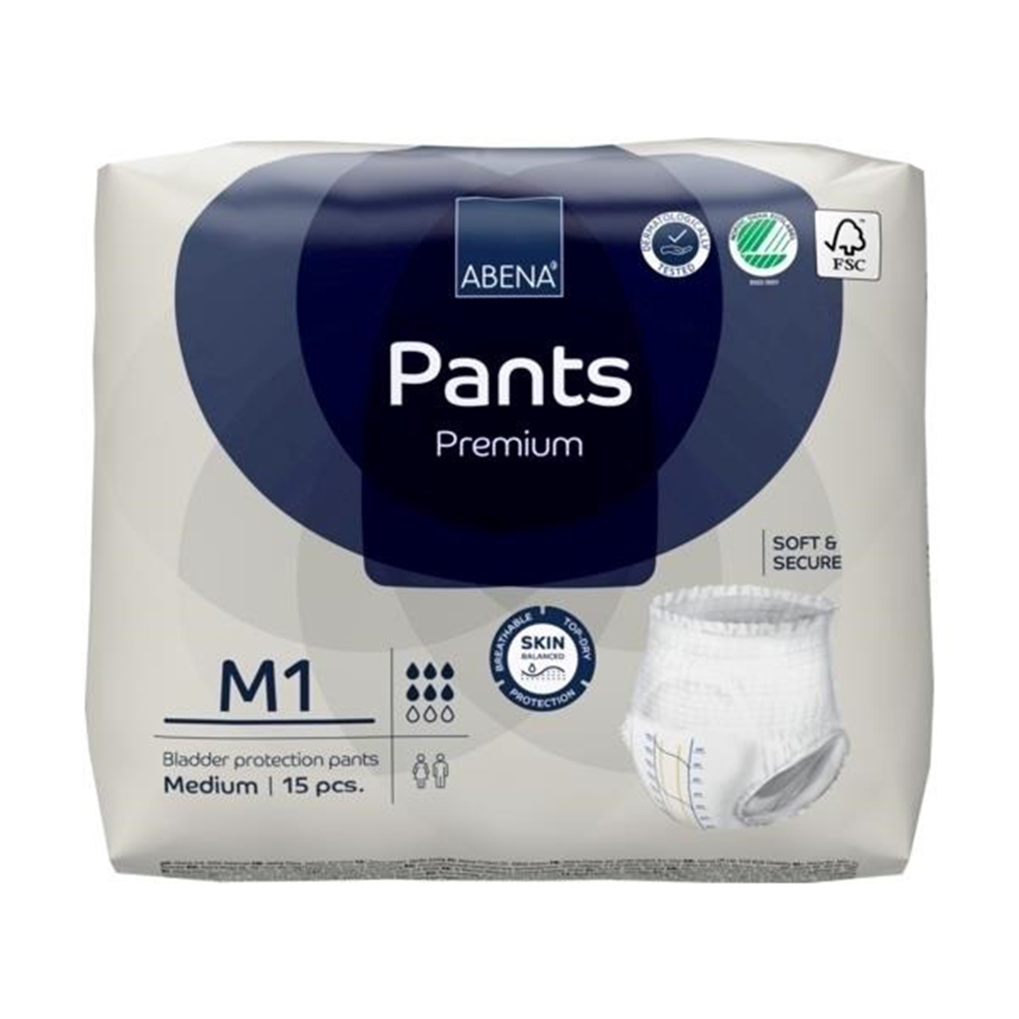 Abena® Premium Pants M1 Incontinence Brief, Medium - Image 5