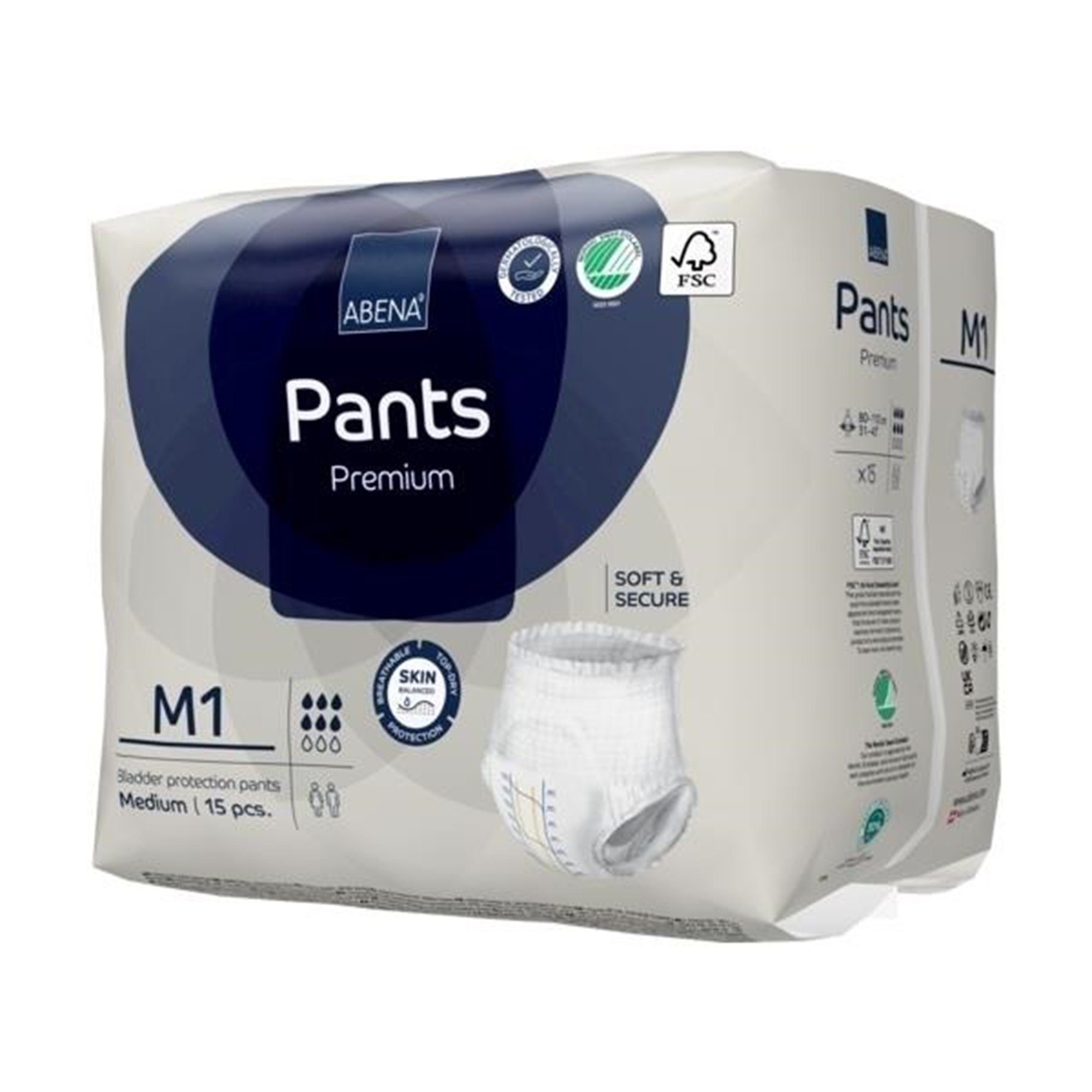 Abena® Premium Pants M1 Incontinence Brief, Medium - Image 4