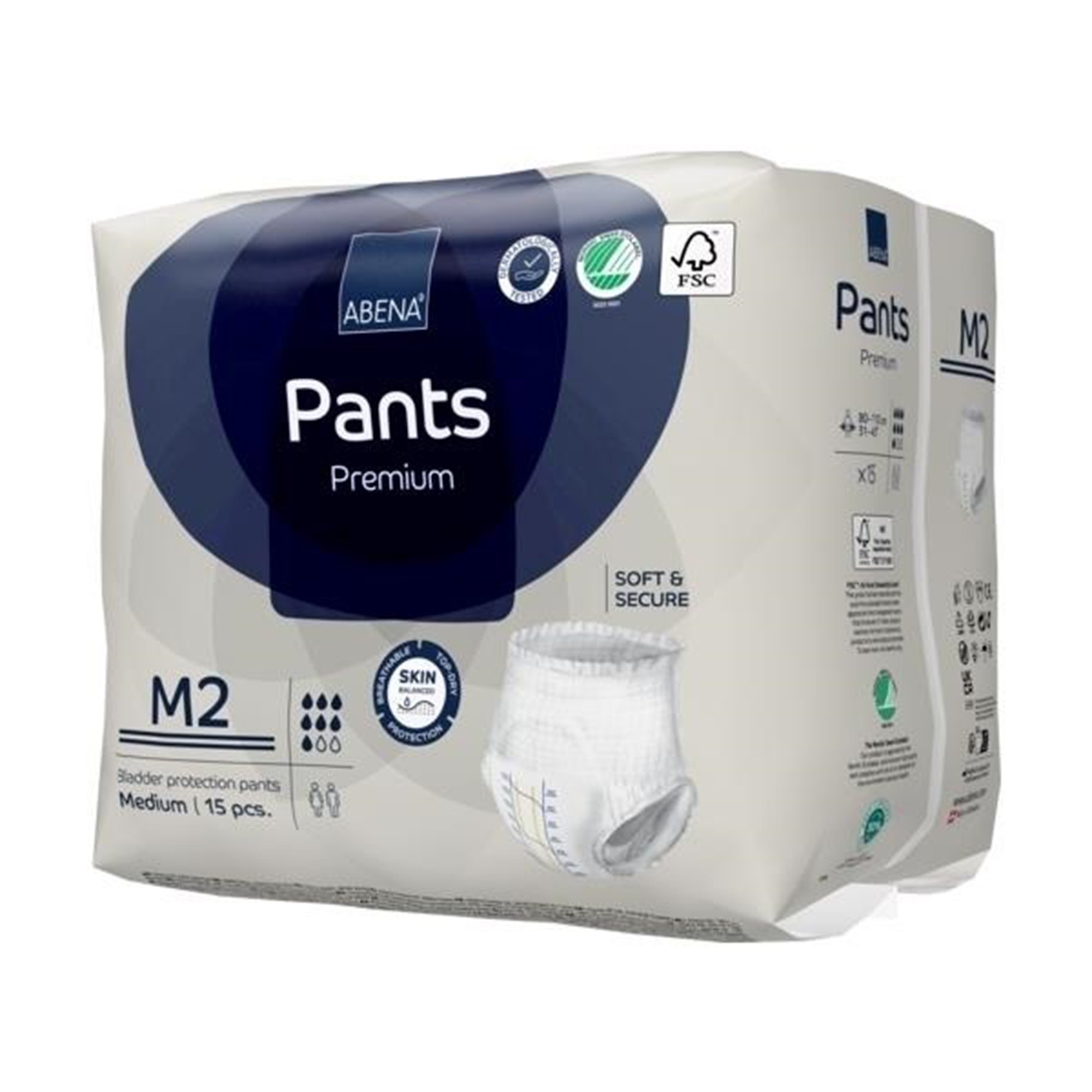 Abena® Premium Pants M2 Incontinence Brief, Medium - Image 4