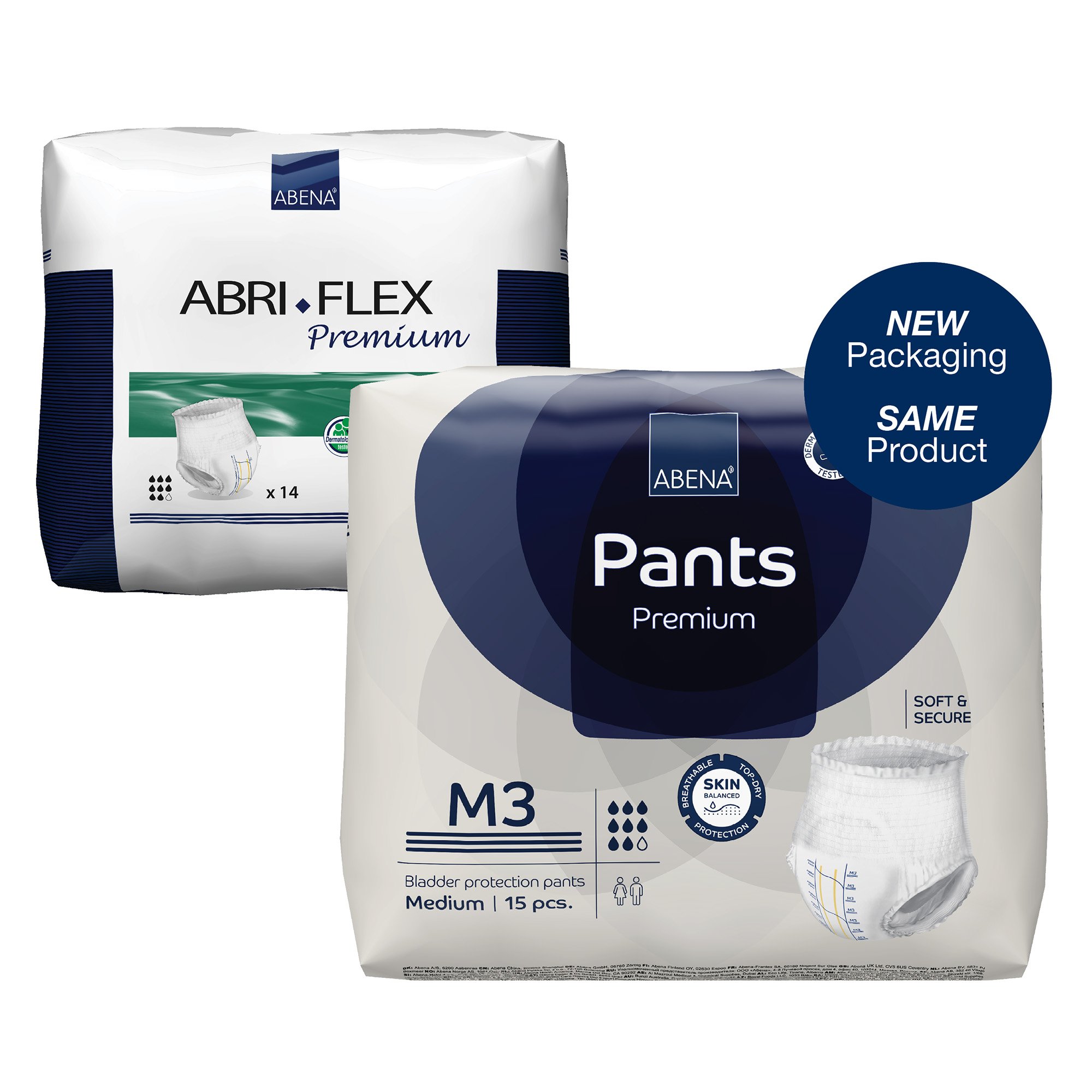 Abena® Premium Pants M3 Incontinence Brief, Medium - Image 2