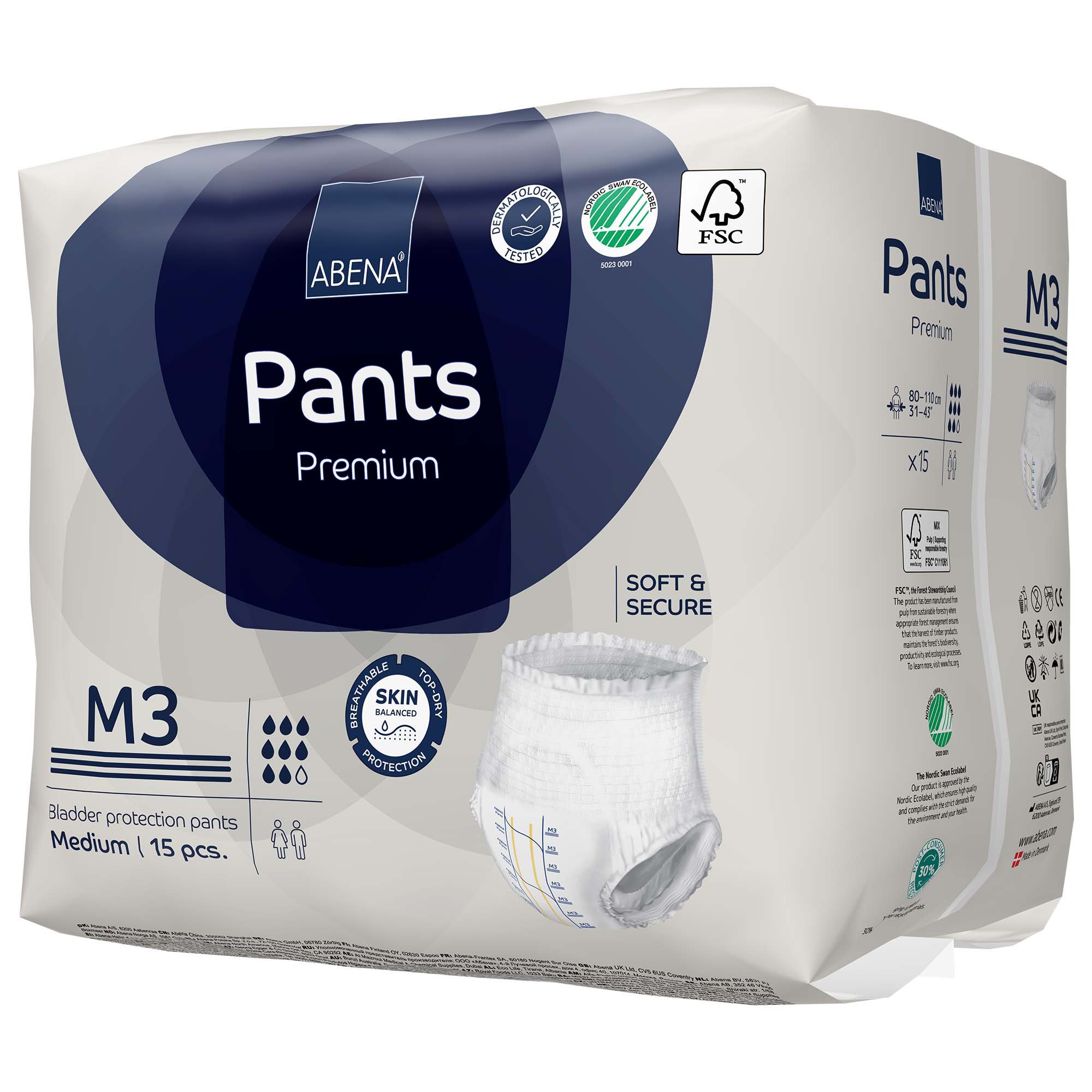 Abena® Premium Pants M3 Incontinence Brief, Medium - Image 7