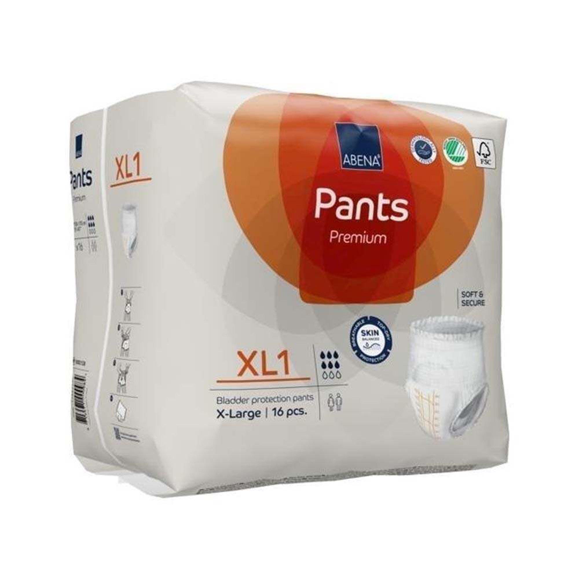 Abena® Premium Pants XL1 Incontinence Brief, X-Large - Image 3