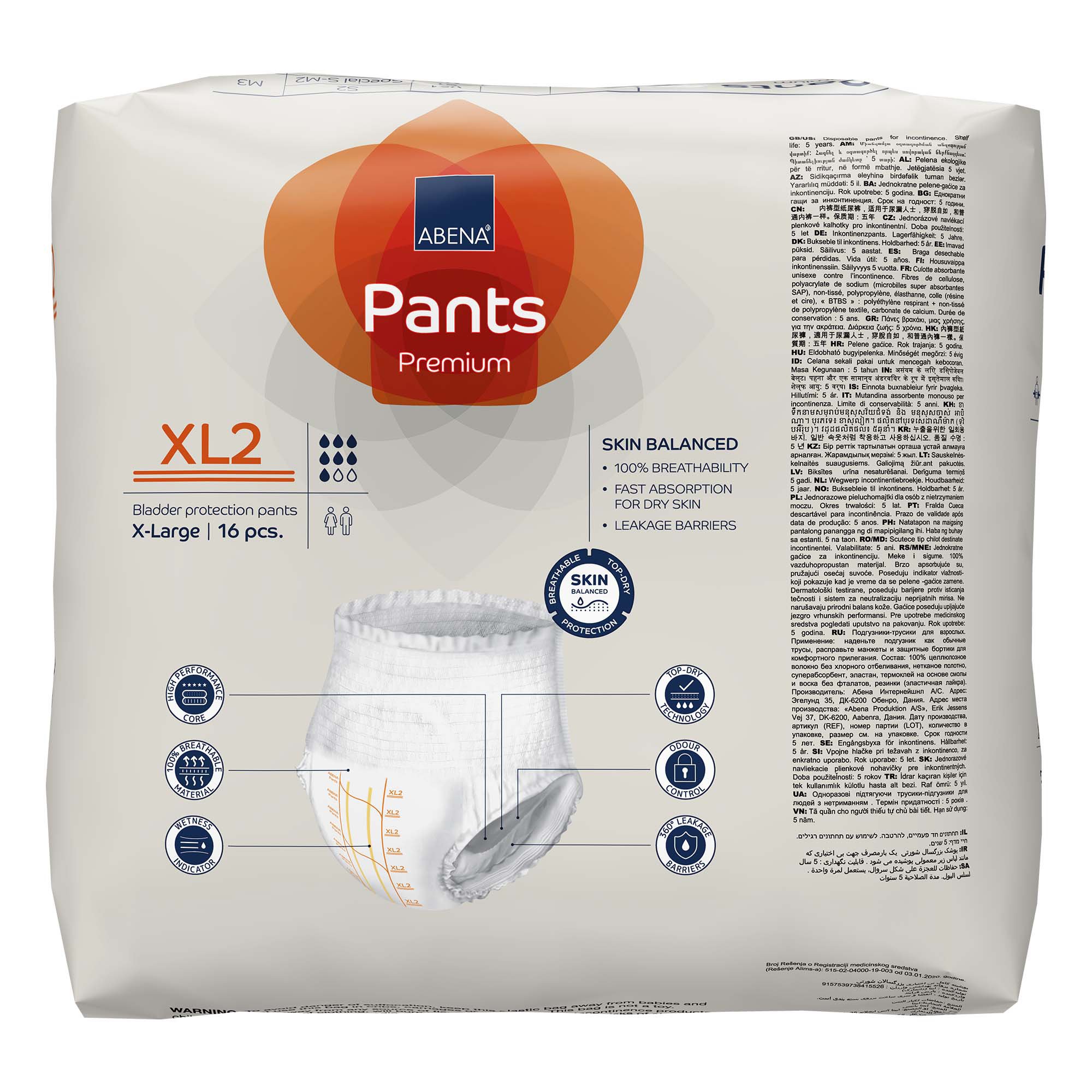 Abena® Premium Pants XL2 Incontinence Brief, X-Large - Image 7