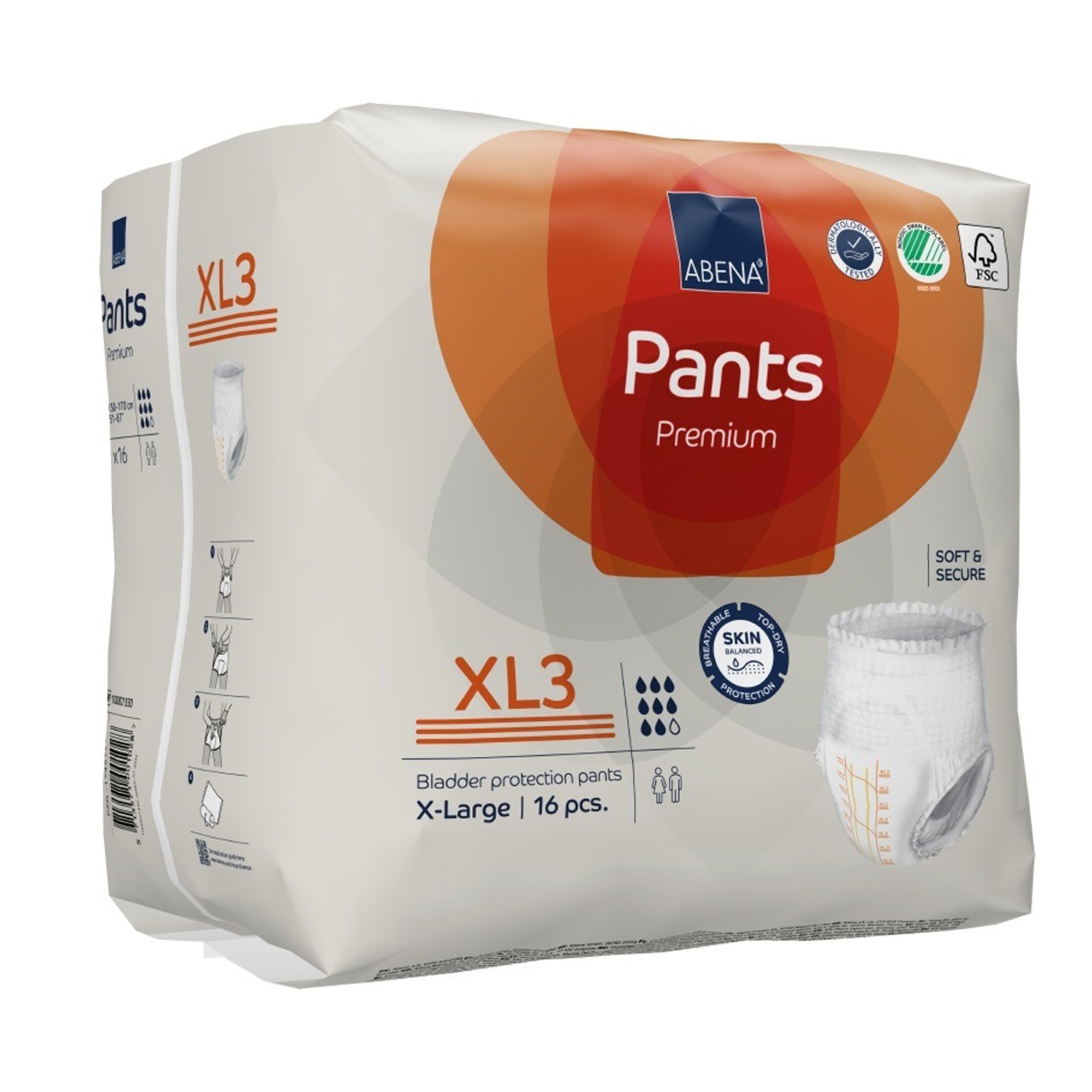 Abena® Premium Pants XL3 Incontinence Brief, X-Large - Image 3