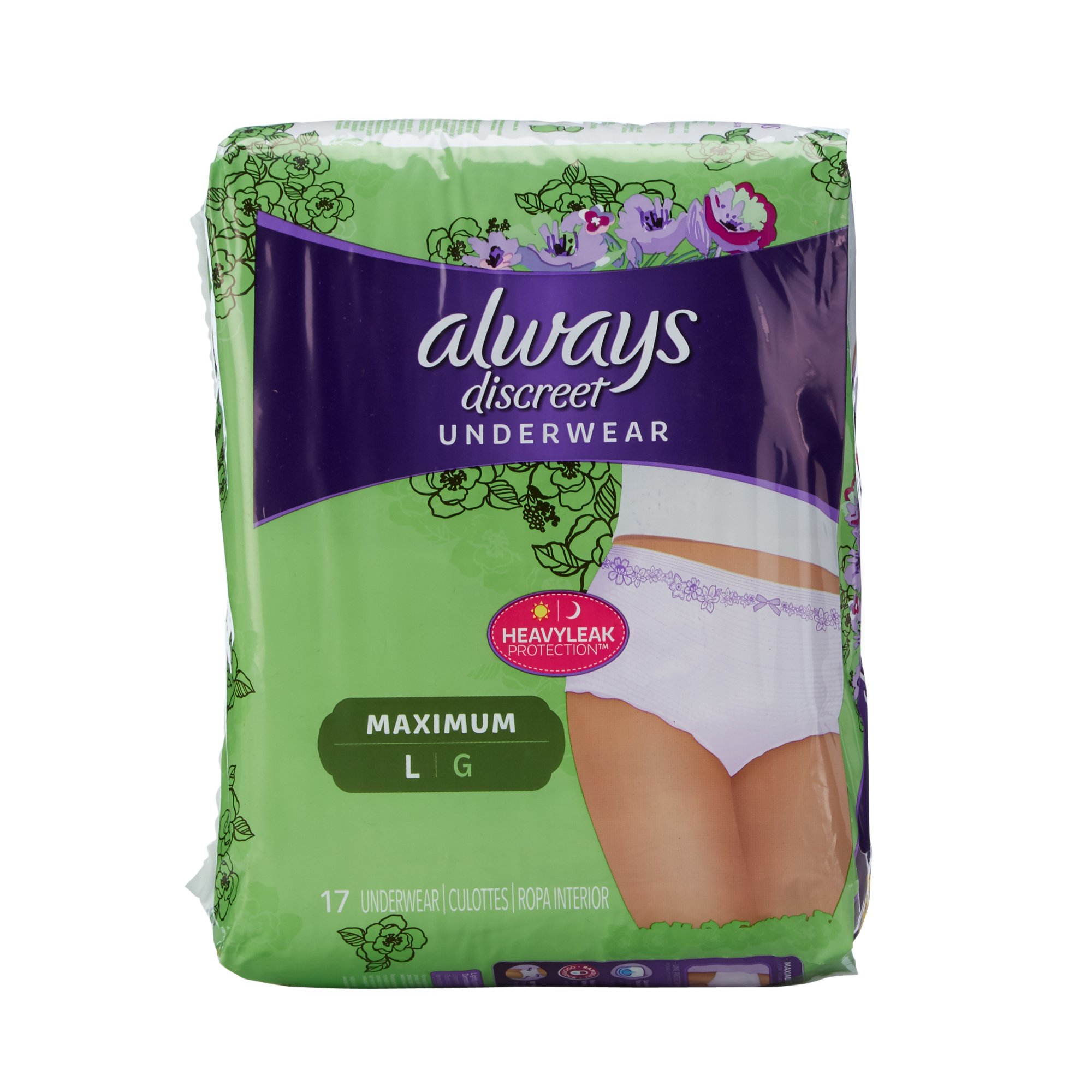 Always® Discreet Maximum Absorbent Underwear, Large - Image 2
