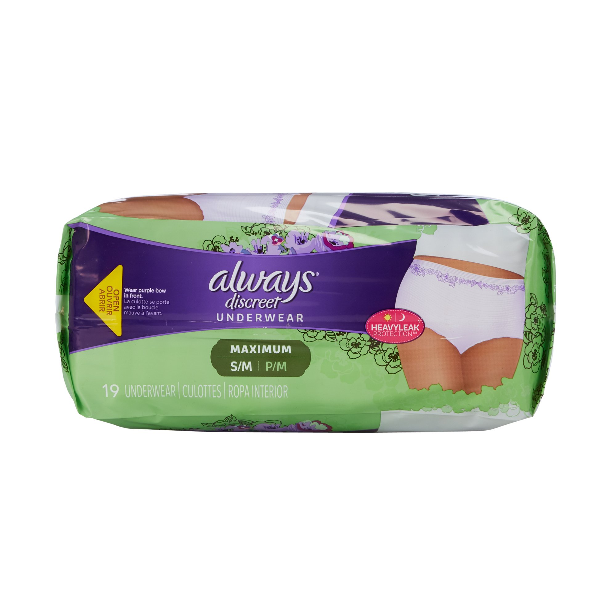 Always® Discreet Maximum Absorbent Underwear, Small / Medium - Image 2