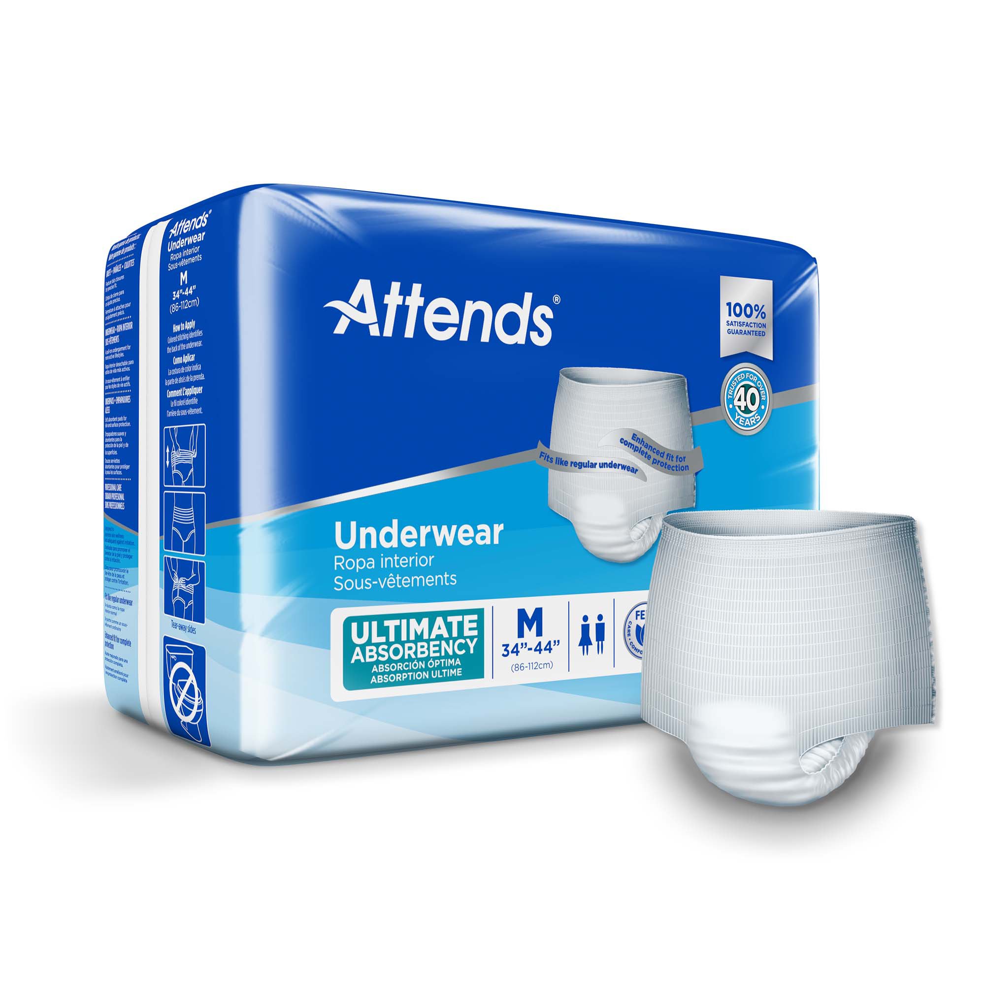 Attends® Advanced Underwear, Medium