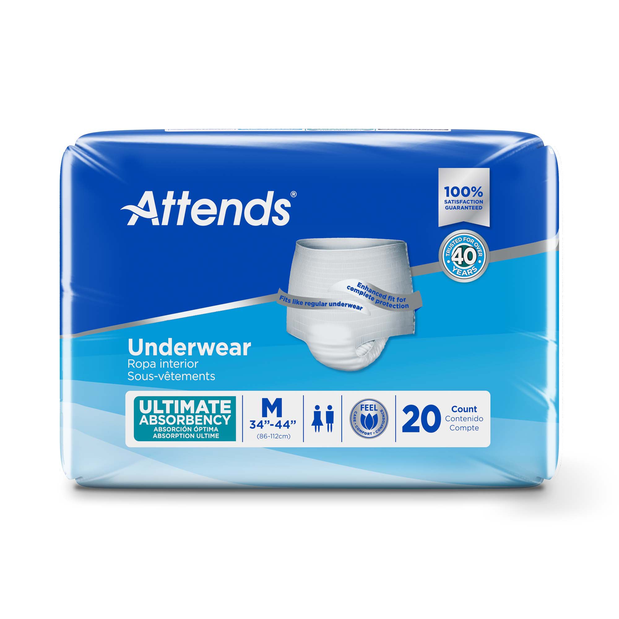 Attends® Advanced Underwear, Medium - Image 3