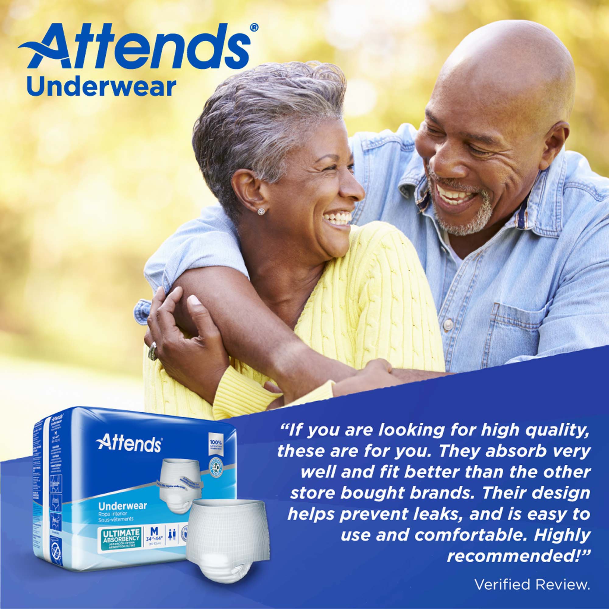 Attends® Advanced Underwear, Medium - Image 10