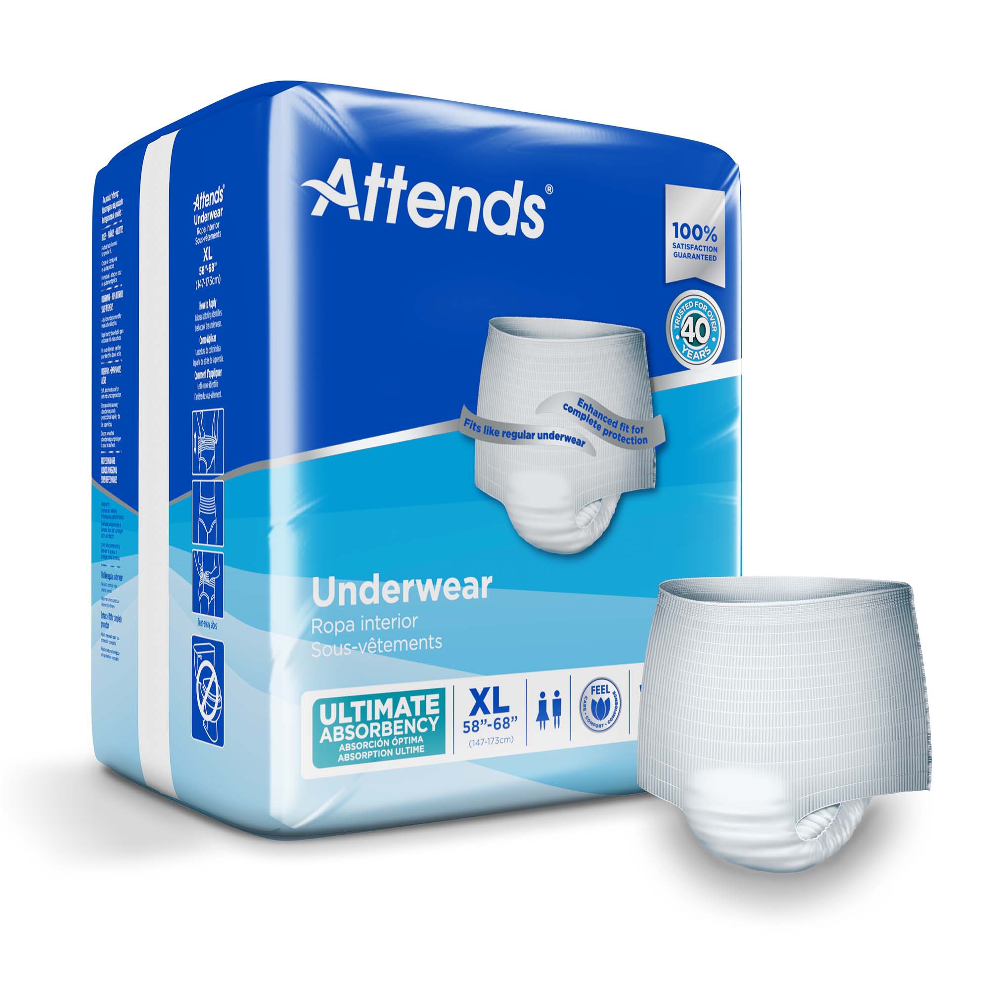 Attends® Advanced Underwear, X-Large