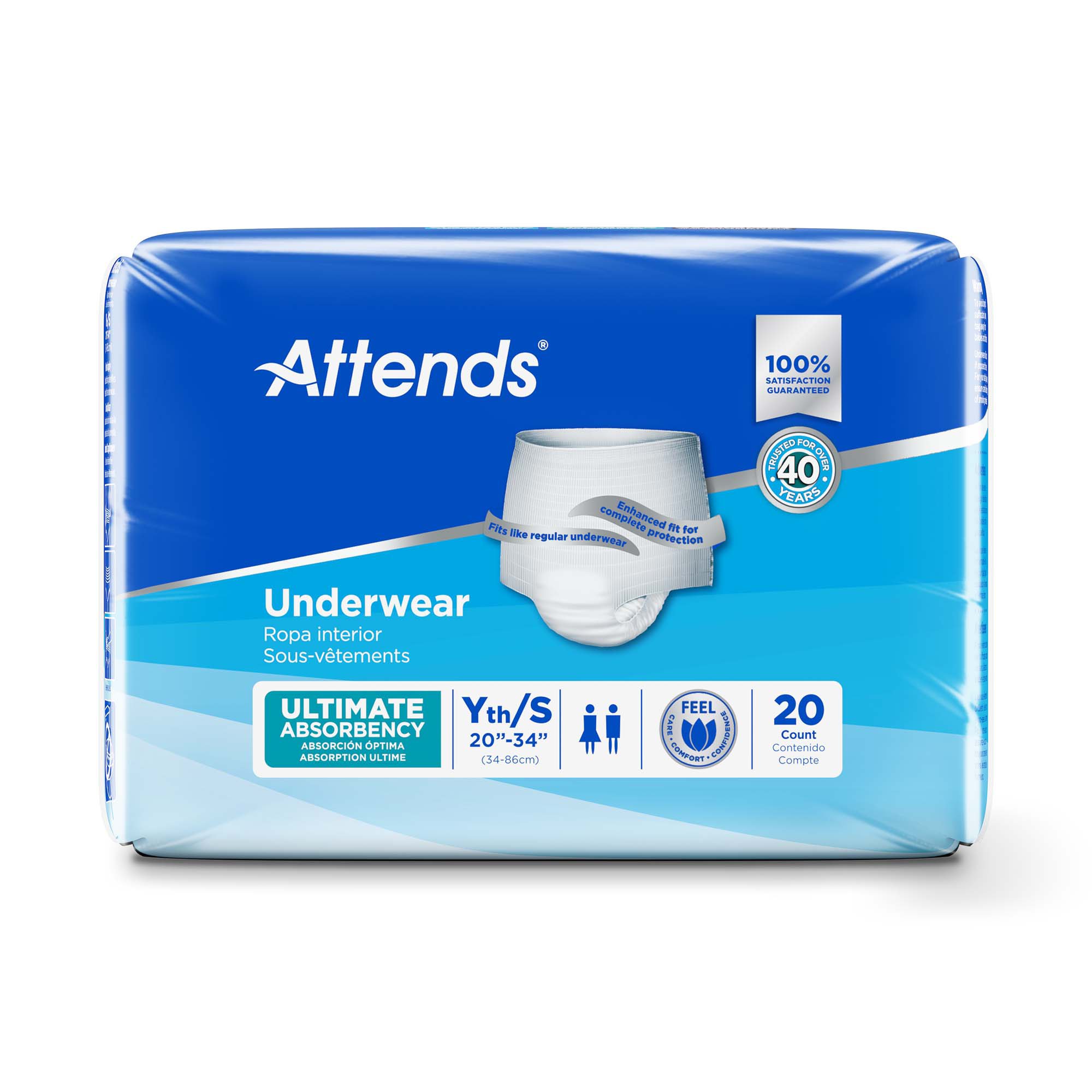 Attends® Advanced Underwear, Youth / Small - Image 3