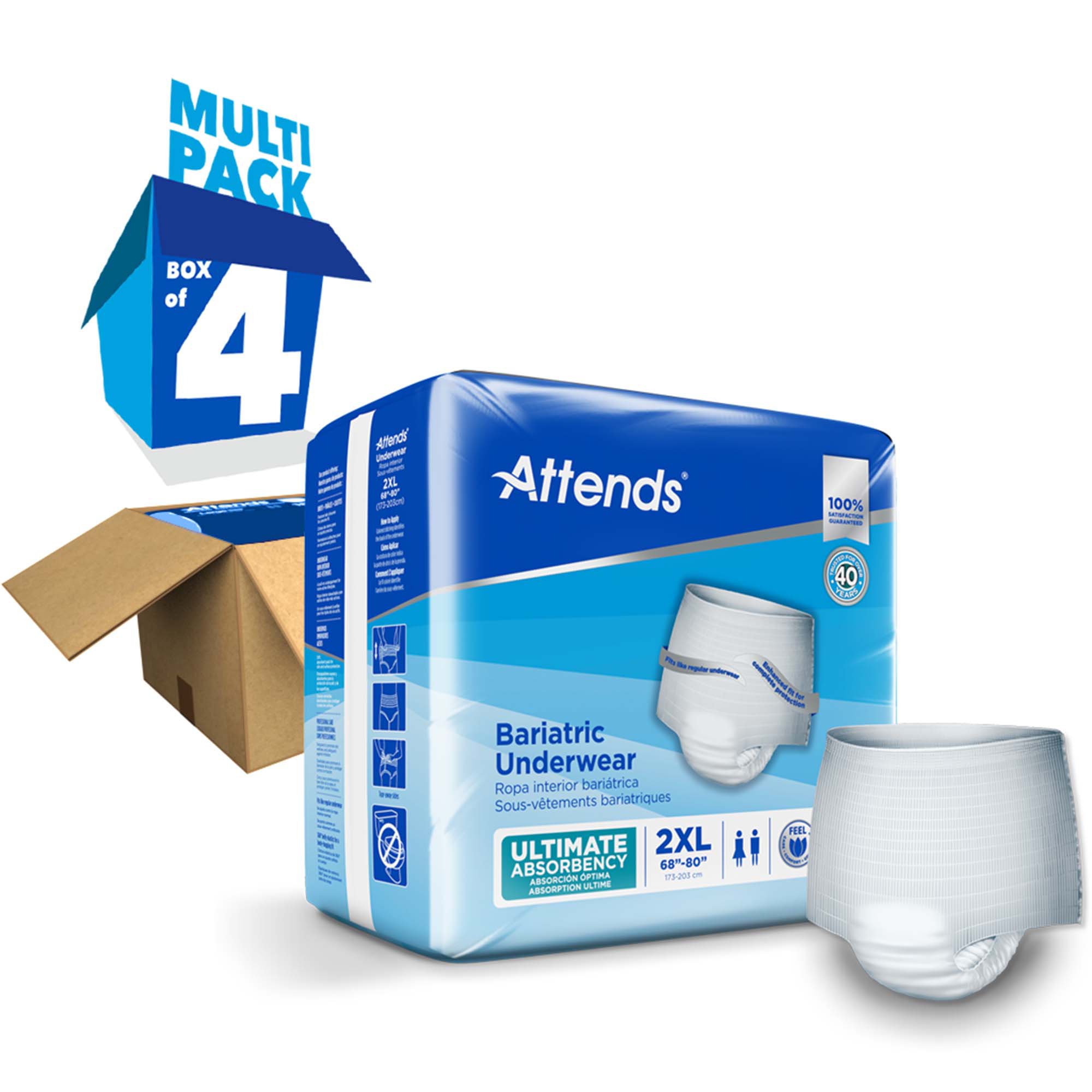 Attends® Bariatric Protective Underwear, 2X-Large - Image 6