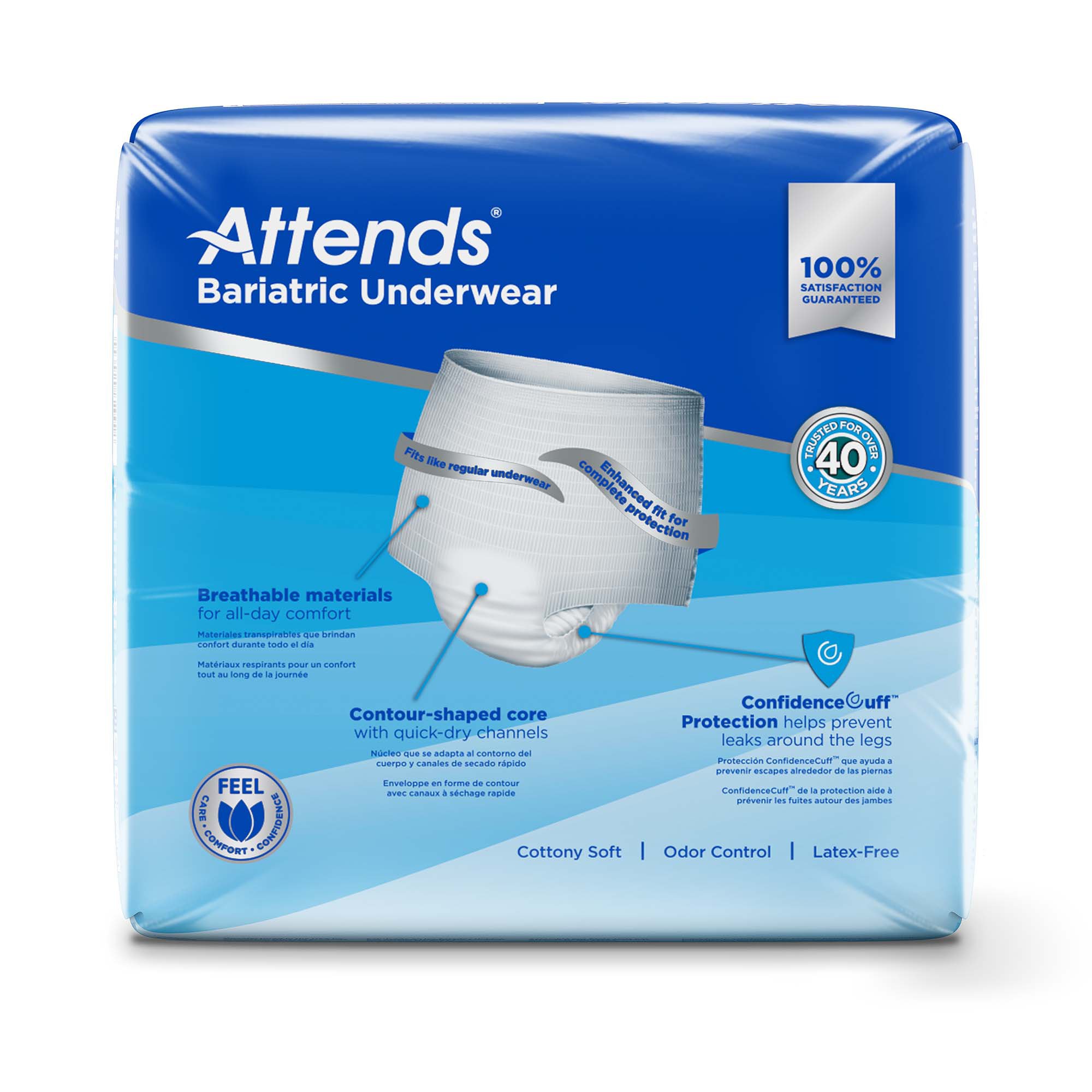 Attends® Bariatric Protective Underwear, 2X-Large - Image 4