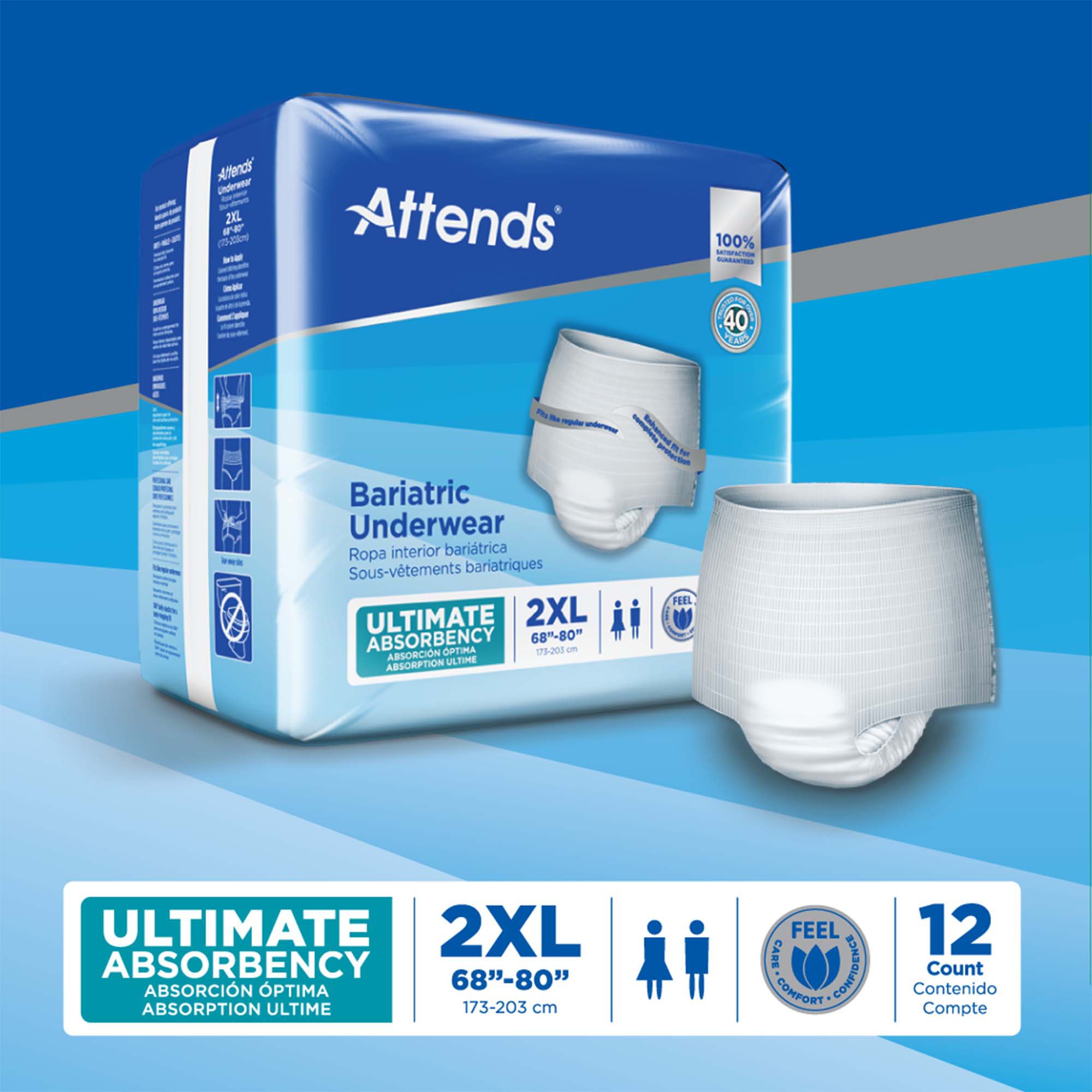 Attends® Bariatric Protective Underwear, 2X-Large - Image 7