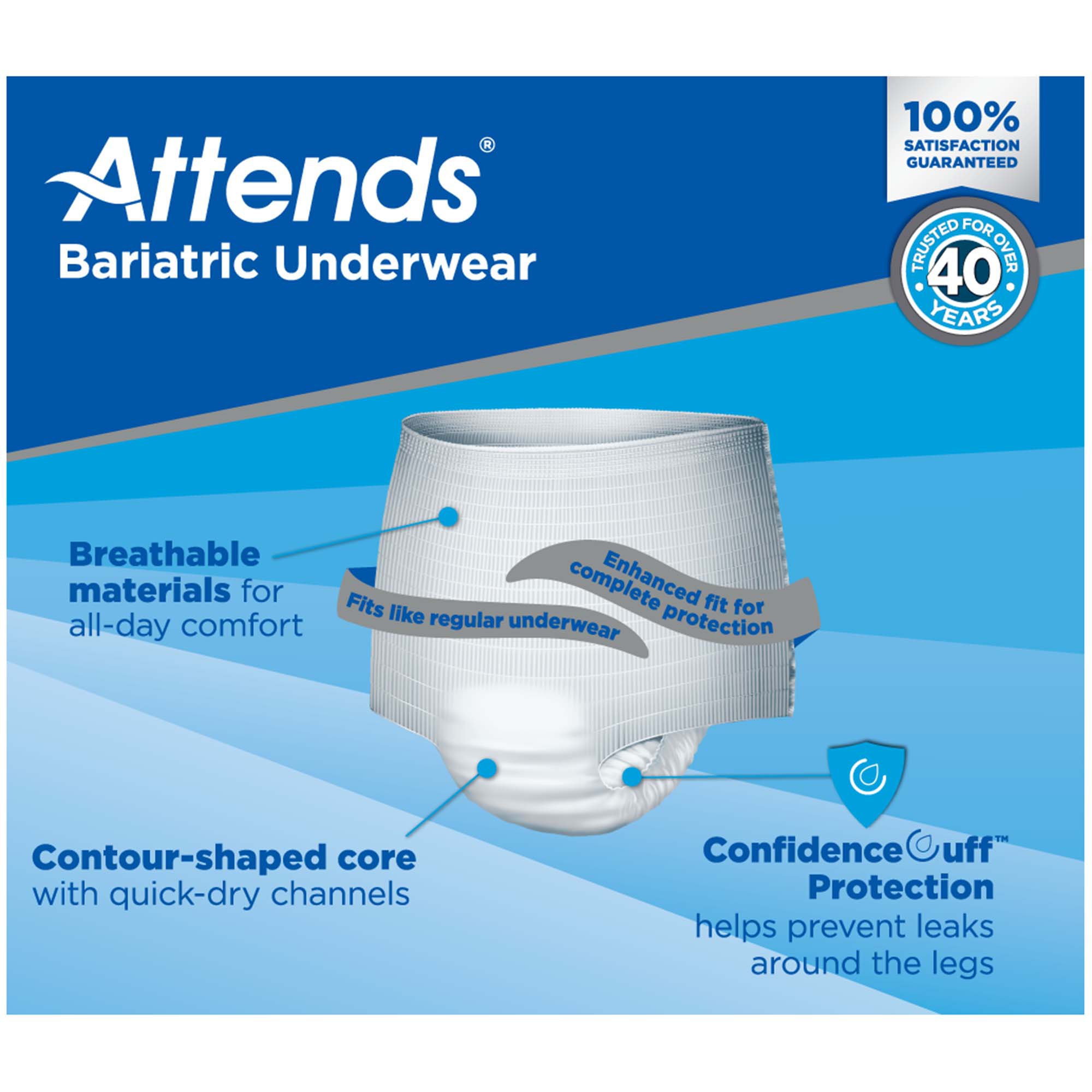 Attends® Bariatric Protective Underwear, 2X-Large - Image 8