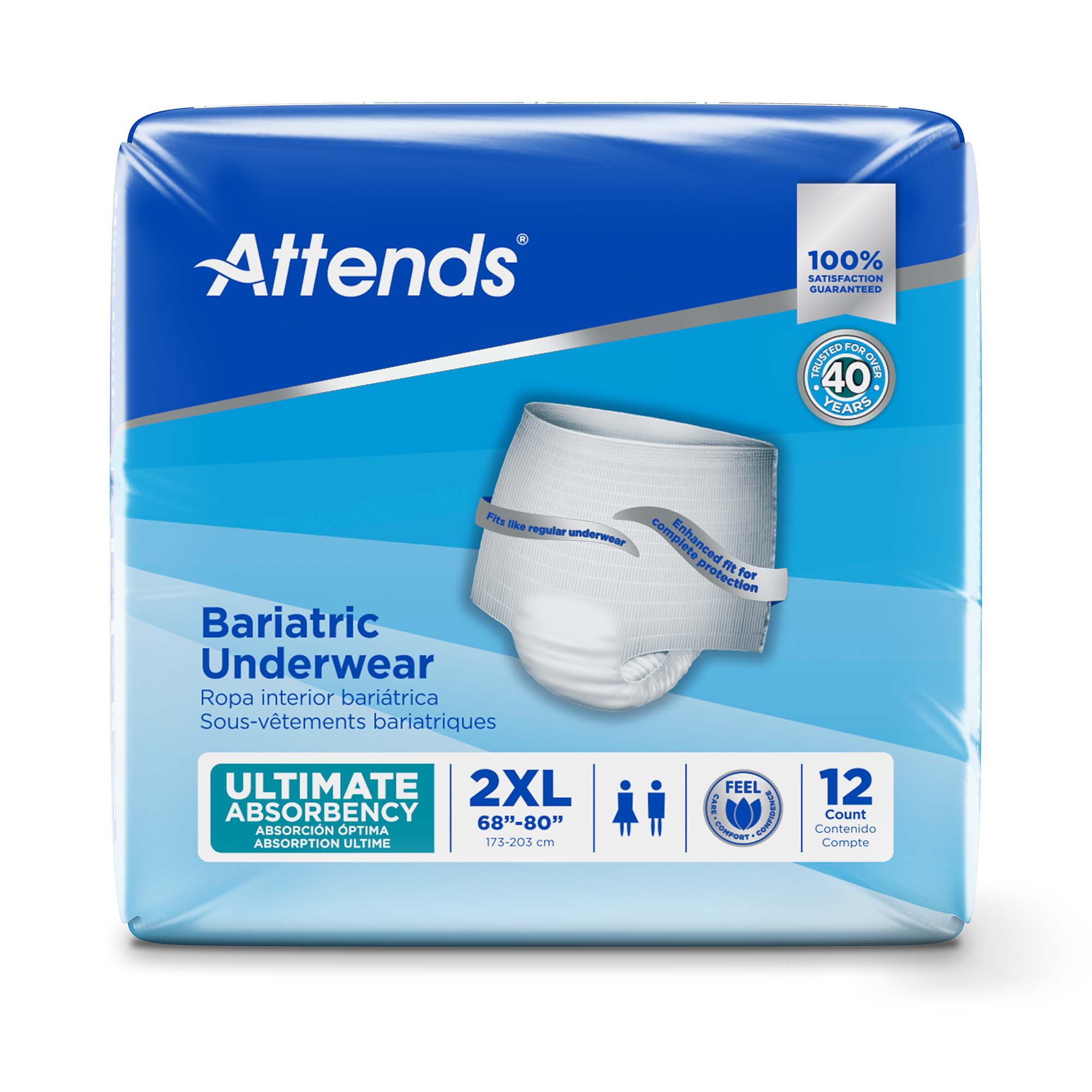 Attends® Bariatric Protective Underwear, 2X-Large - Image 3