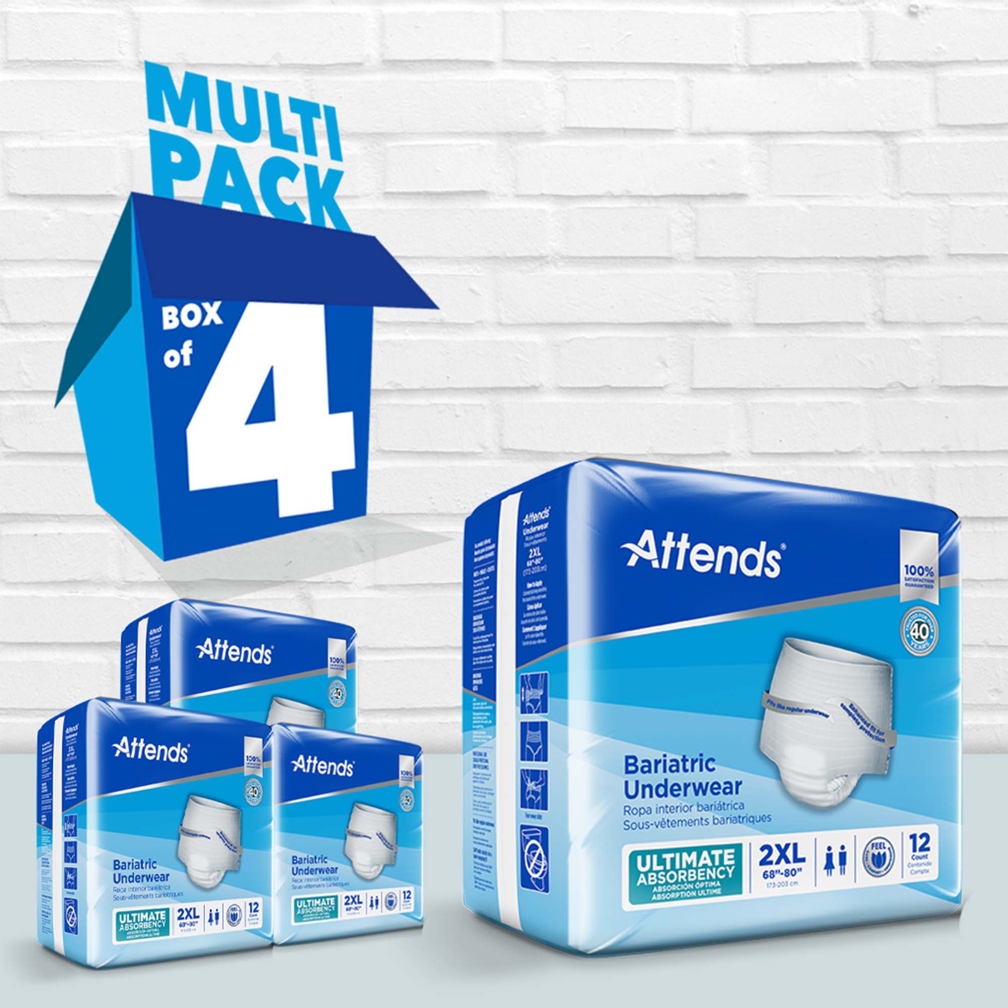 Attends® Bariatric Protective Underwear, 2X-Large - Image 9