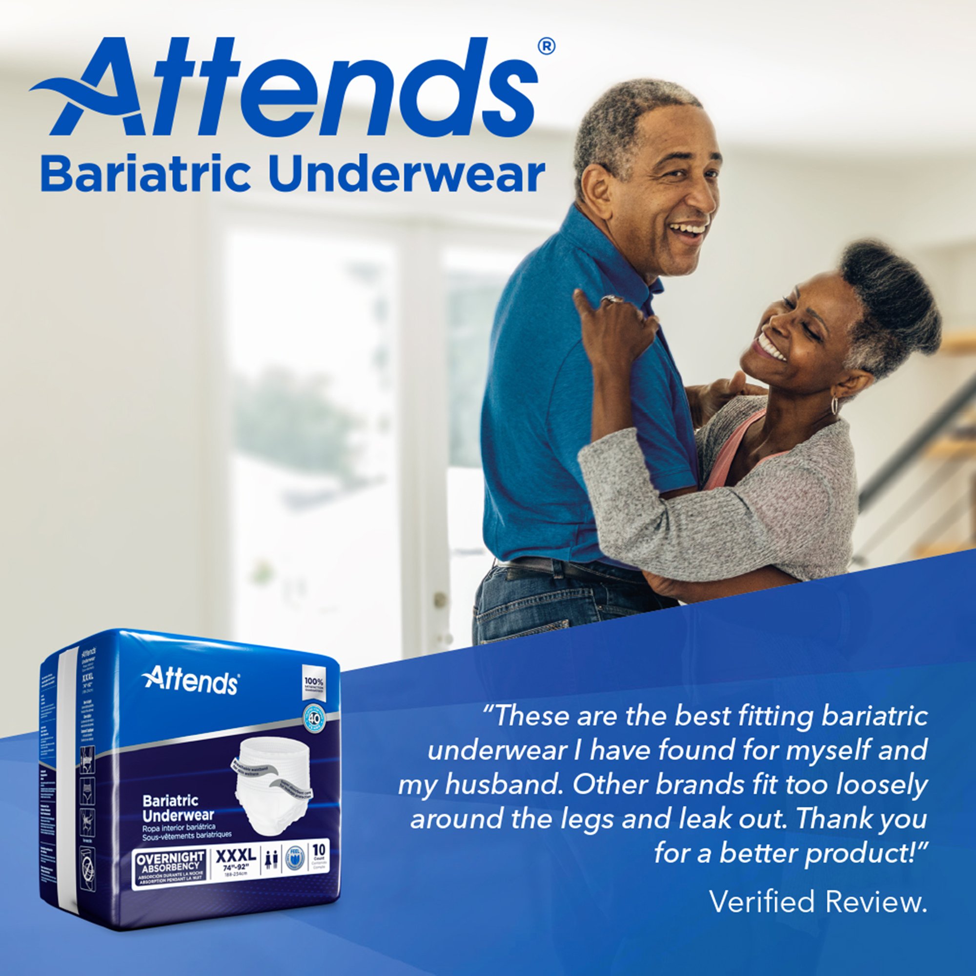 Attends® Bariatric Ultimate Absorbent Underwear, 3X-Large - Image 9