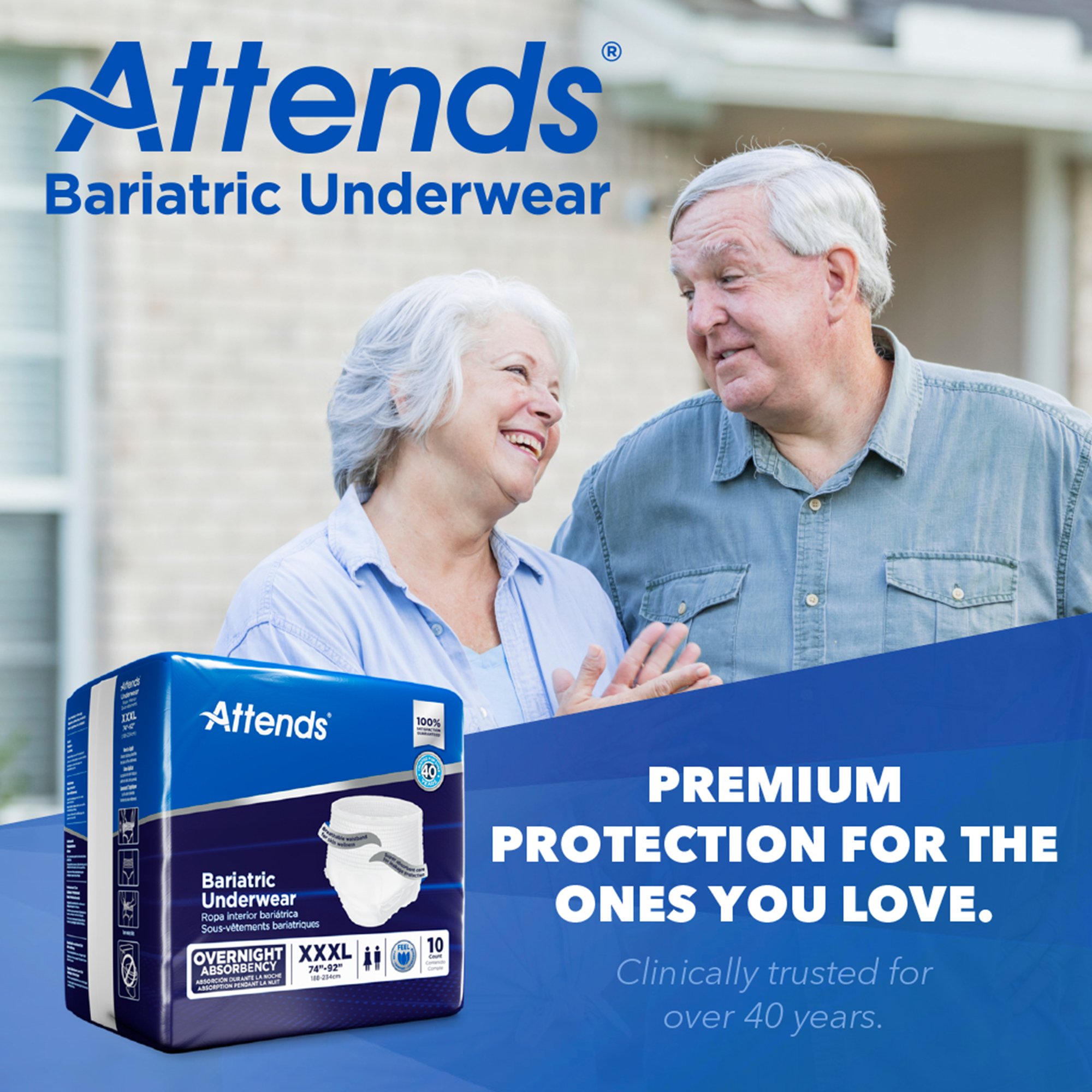 Attends® Bariatric Ultimate Absorbent Underwear, 3X-Large - Image 10