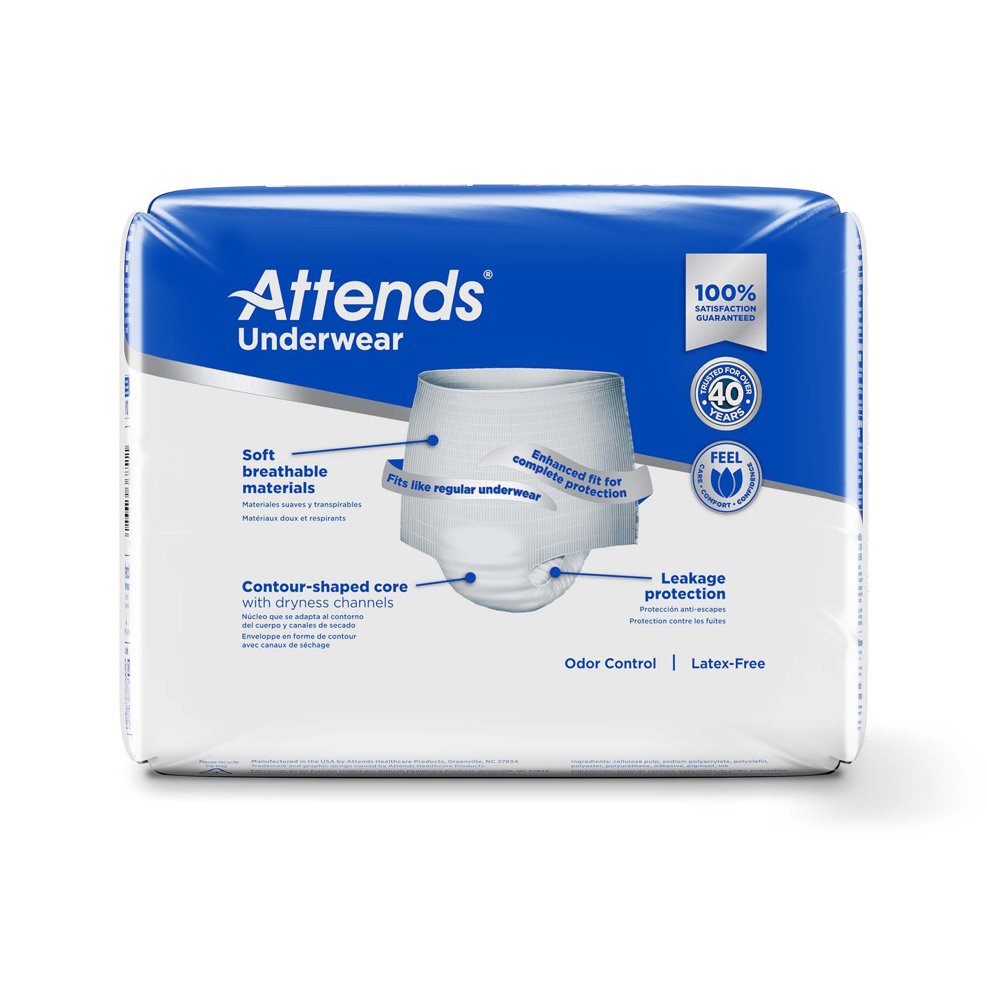 Attends® Care Heavy Absorbent Underwear, Regular - Image 4