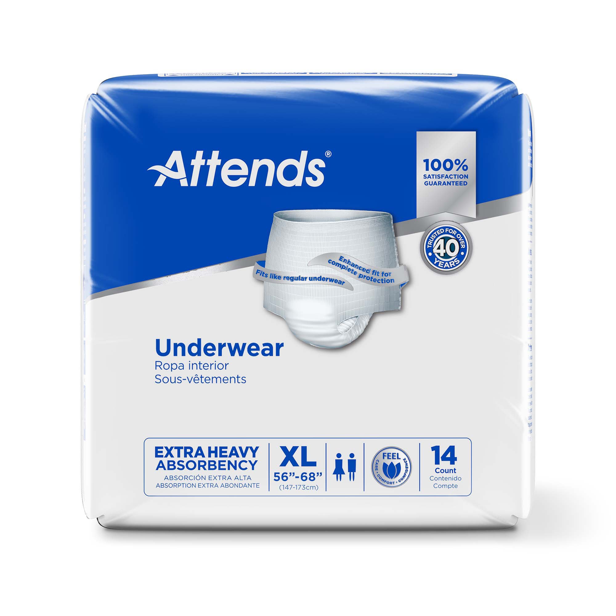 Attends® Care Moderate Absorbent Underwear, Extra Large - Image 3