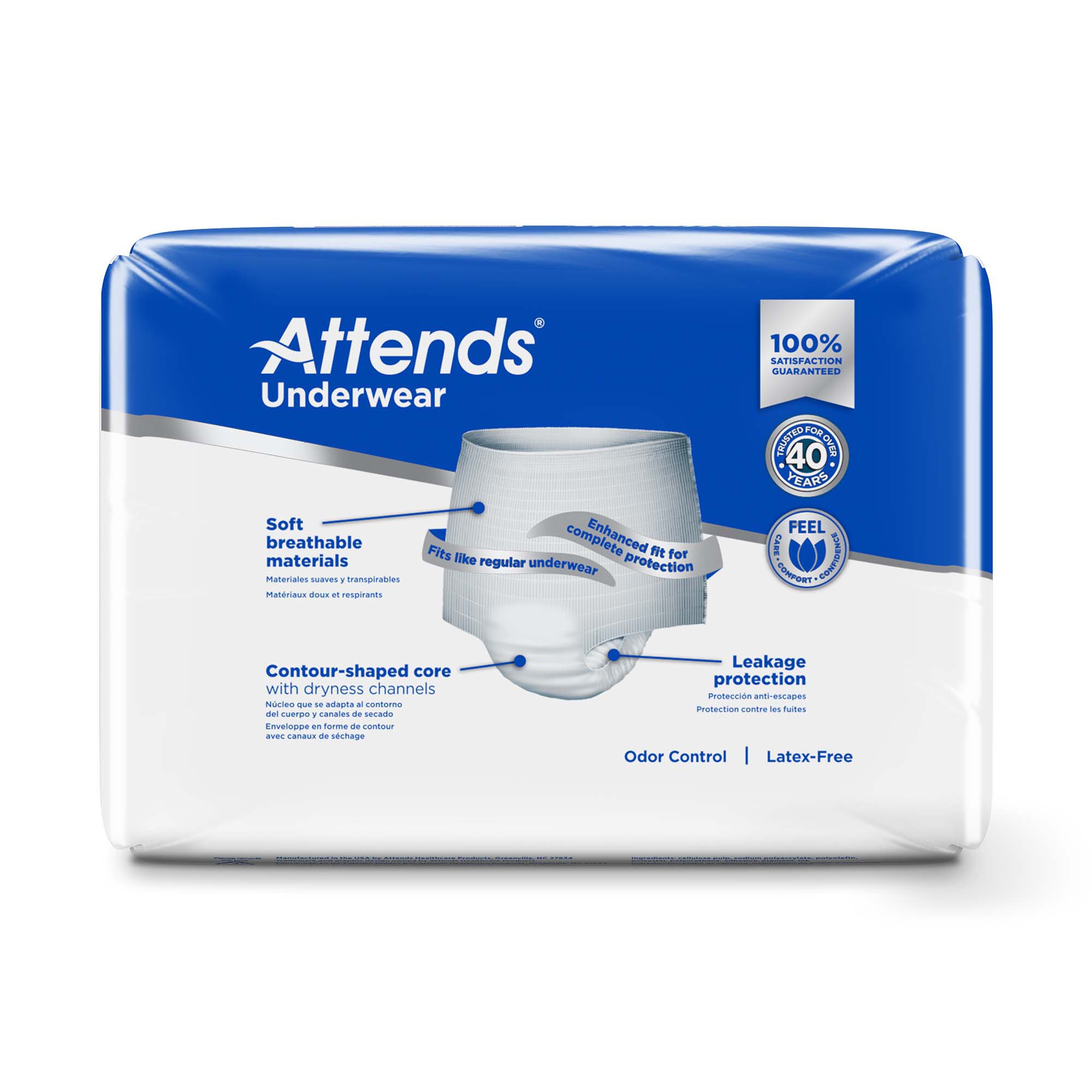 Attends® Care Moderate Absorbent Underwear, Regular - Image 4