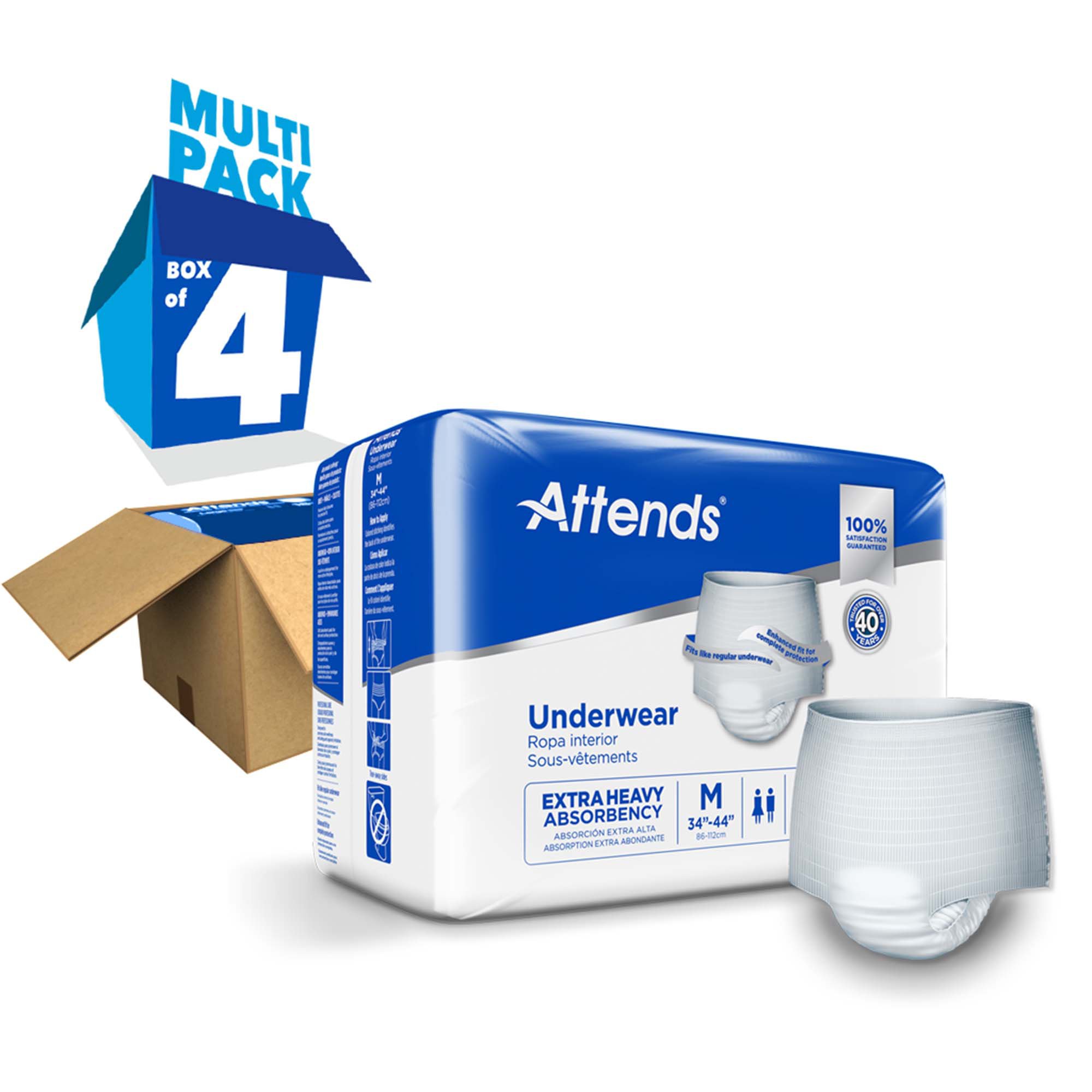 Attends® Care Moderate Absorbent Underwear, Regular - Image 7