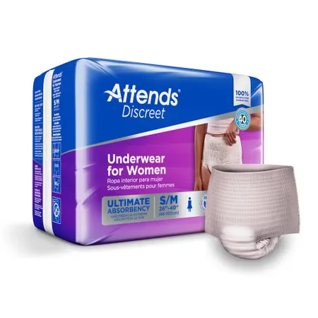 Attends® Discreet Women's Underwear, Level 5, Medium