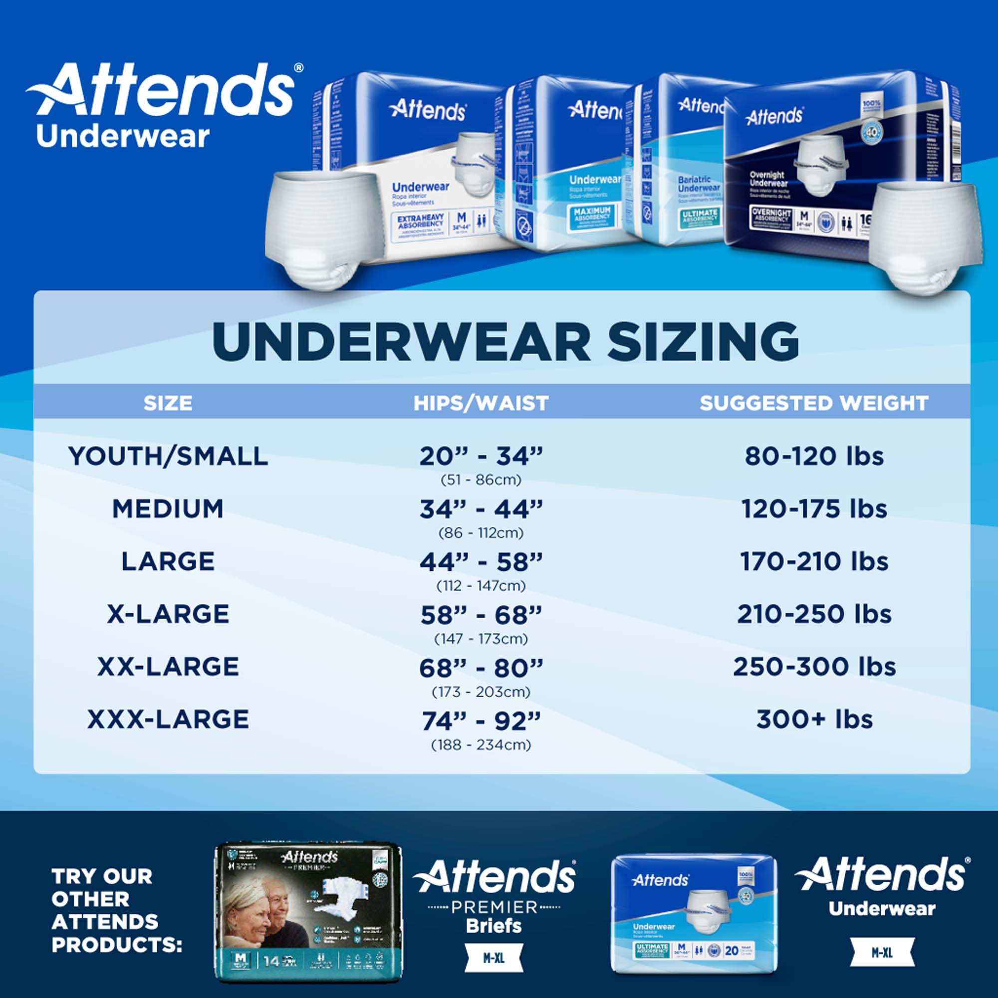 Attends® Extra Absorbency Underwear, Large - Image 5