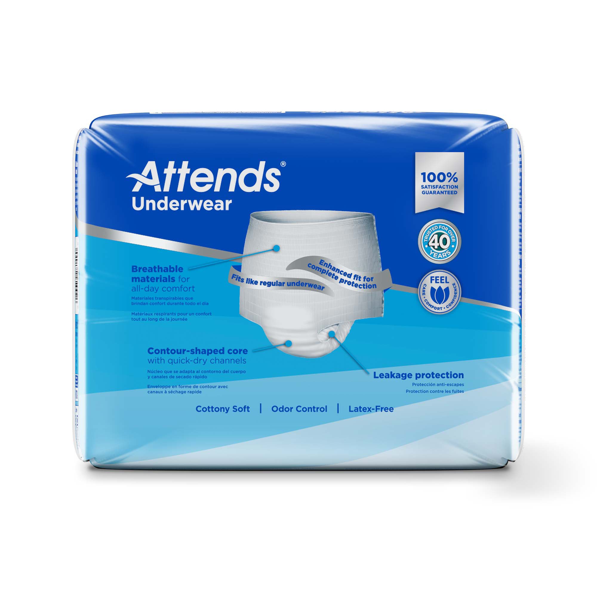 Attends® Extra Absorbency Underwear, Large - Image 4