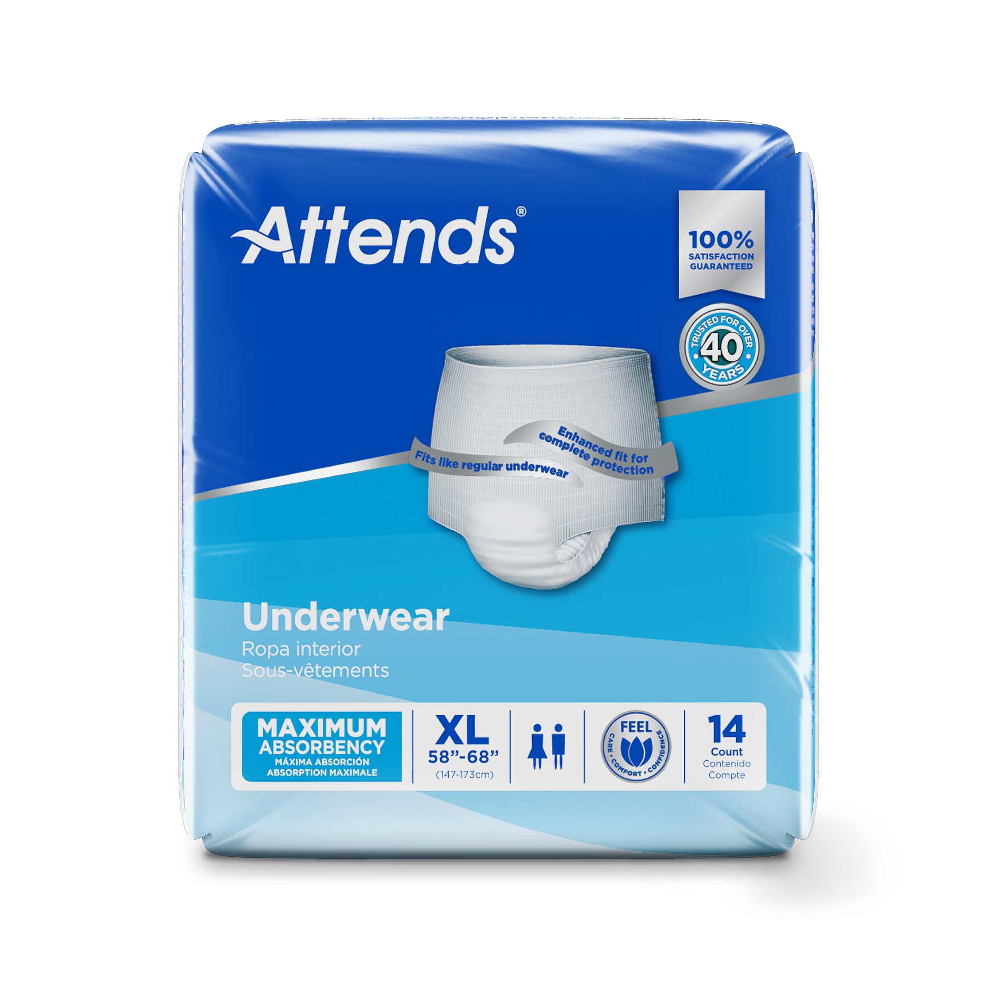 Attends® Extra Absorbency Underwear, X-Large - Image 3