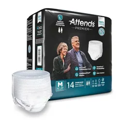 Attends® Premier Underwear, Heavy Absorbency, Medium, 34 to 44 Inch Waist/Hip