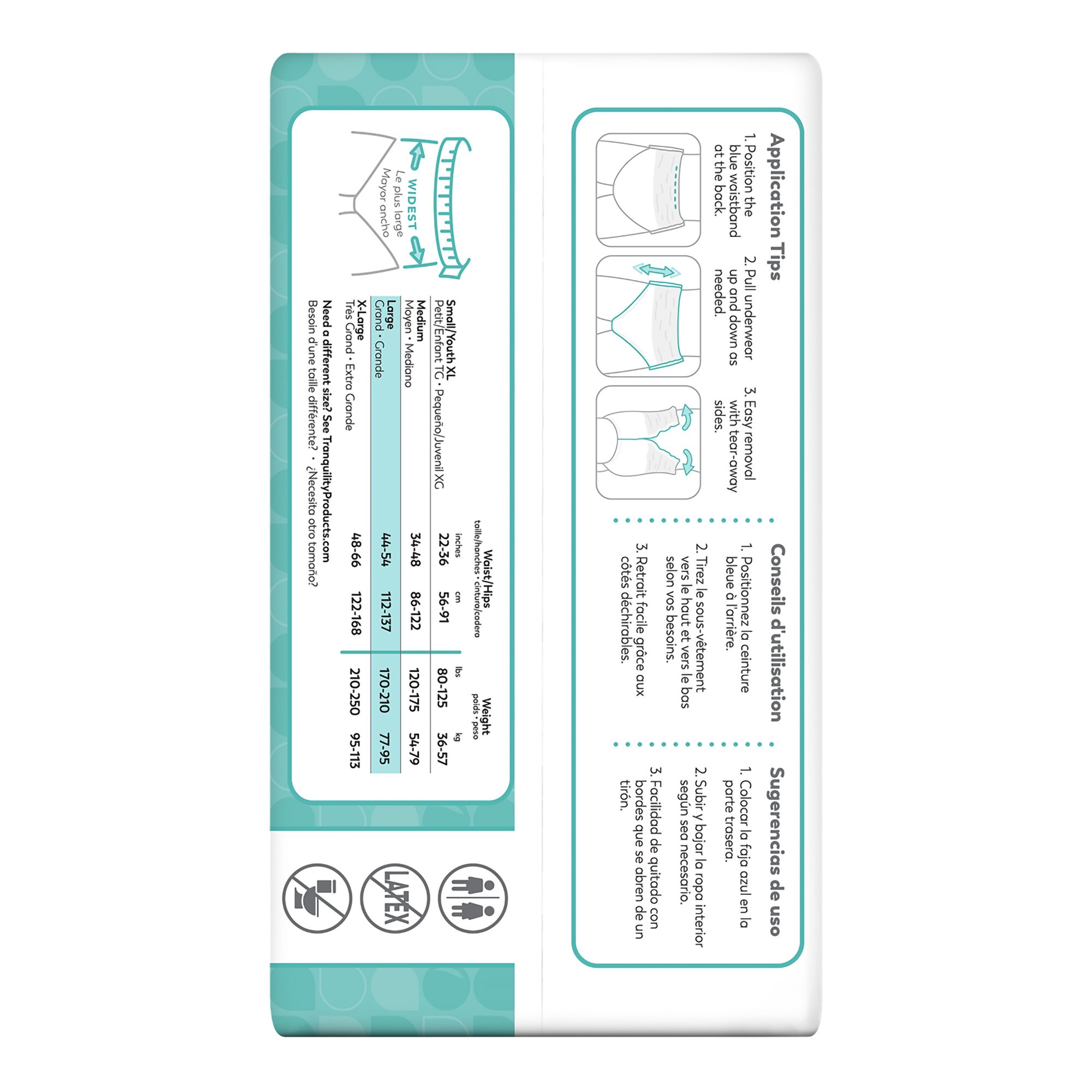 ComfortCare™ Absorbent Underwear, Large - Image 4