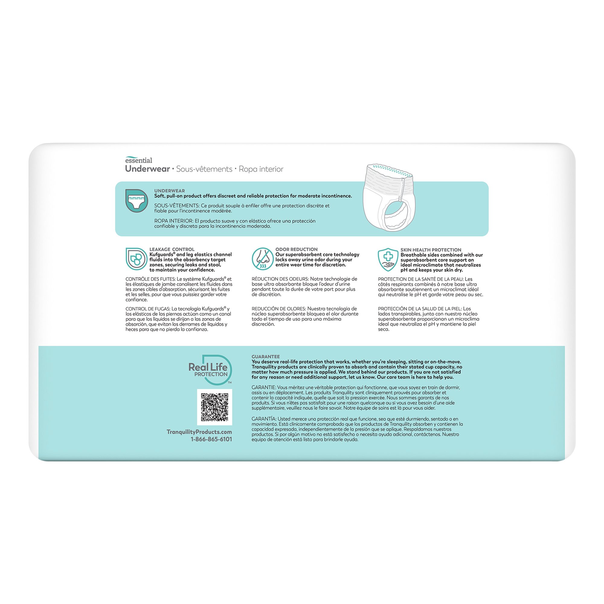 ComfortCare™ Absorbent Underwear, Small - Image 2