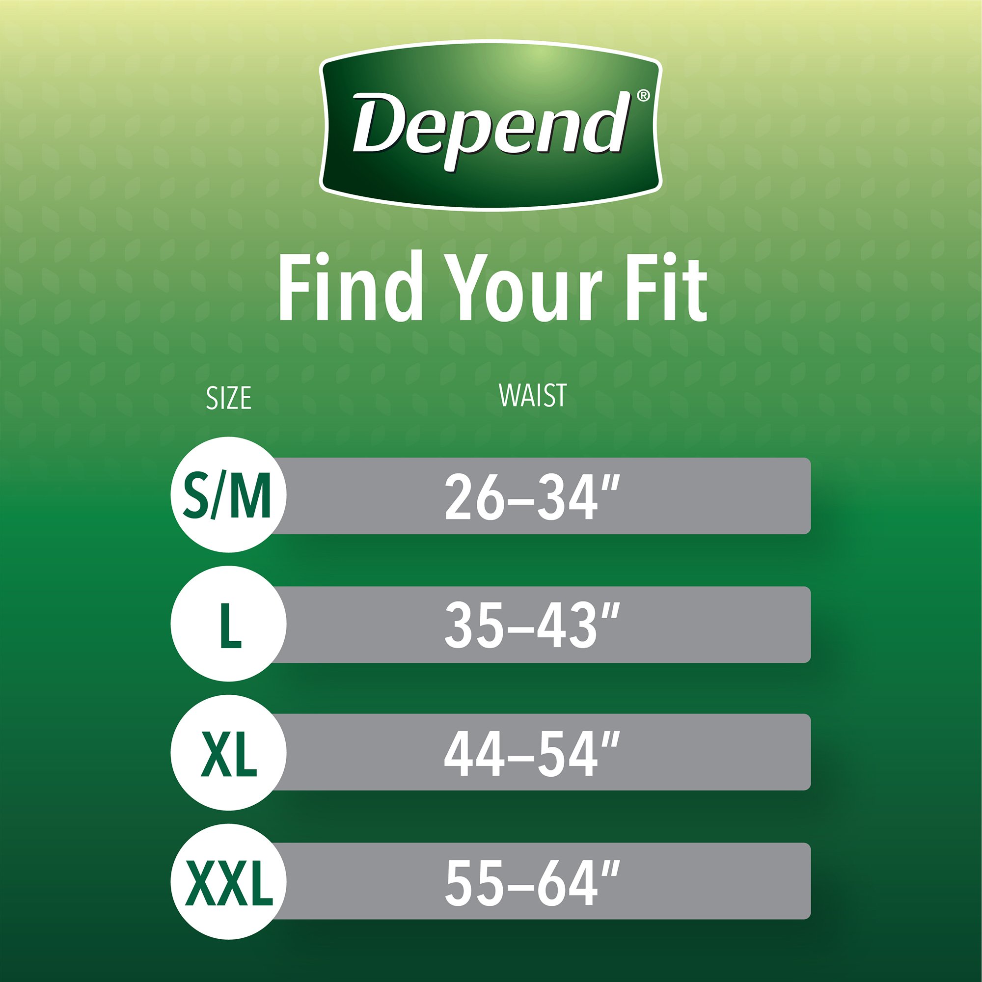 Depend® Fresh Protection™ Men's Maximum Absorbency Underwear, Small/Medium - Image 2