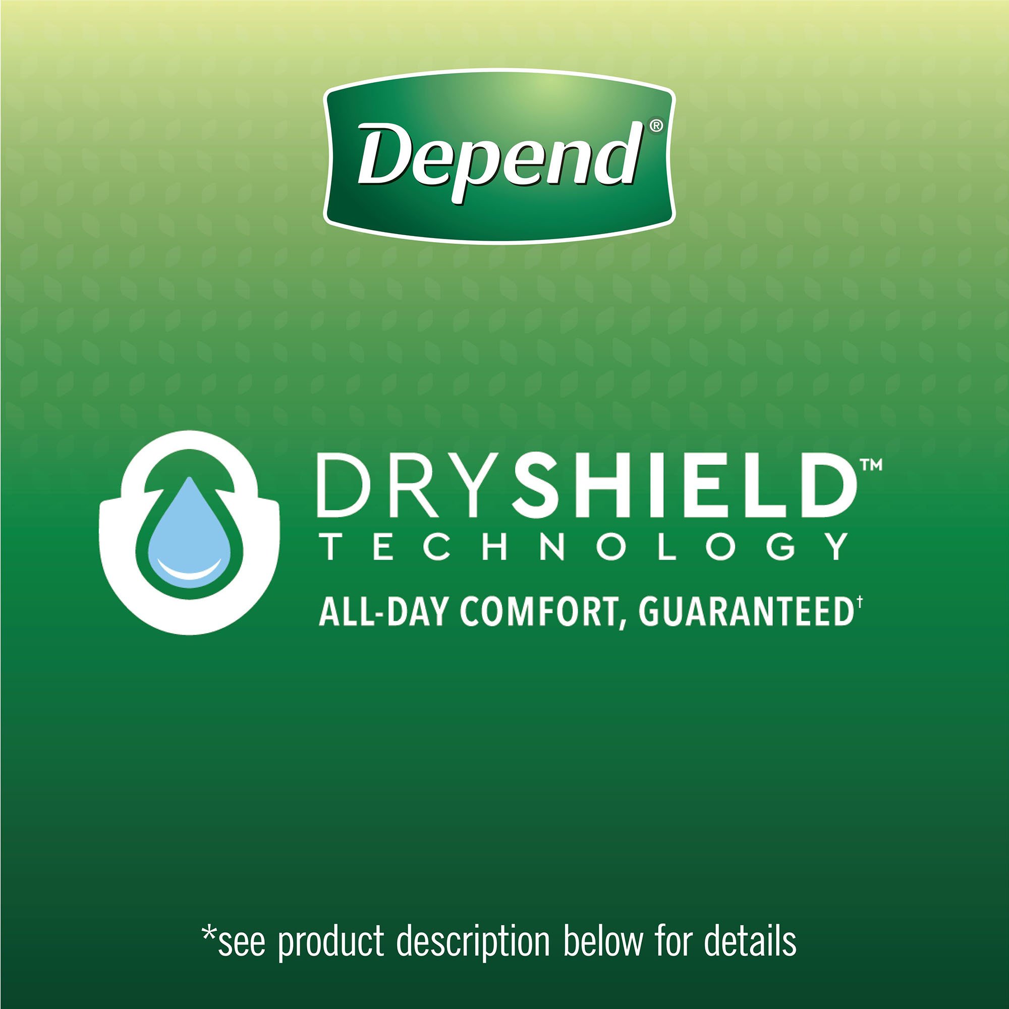 Depend® Fresh Protection™ Men's Maximum Absorbency Underwear, Small/Medium - Image 3