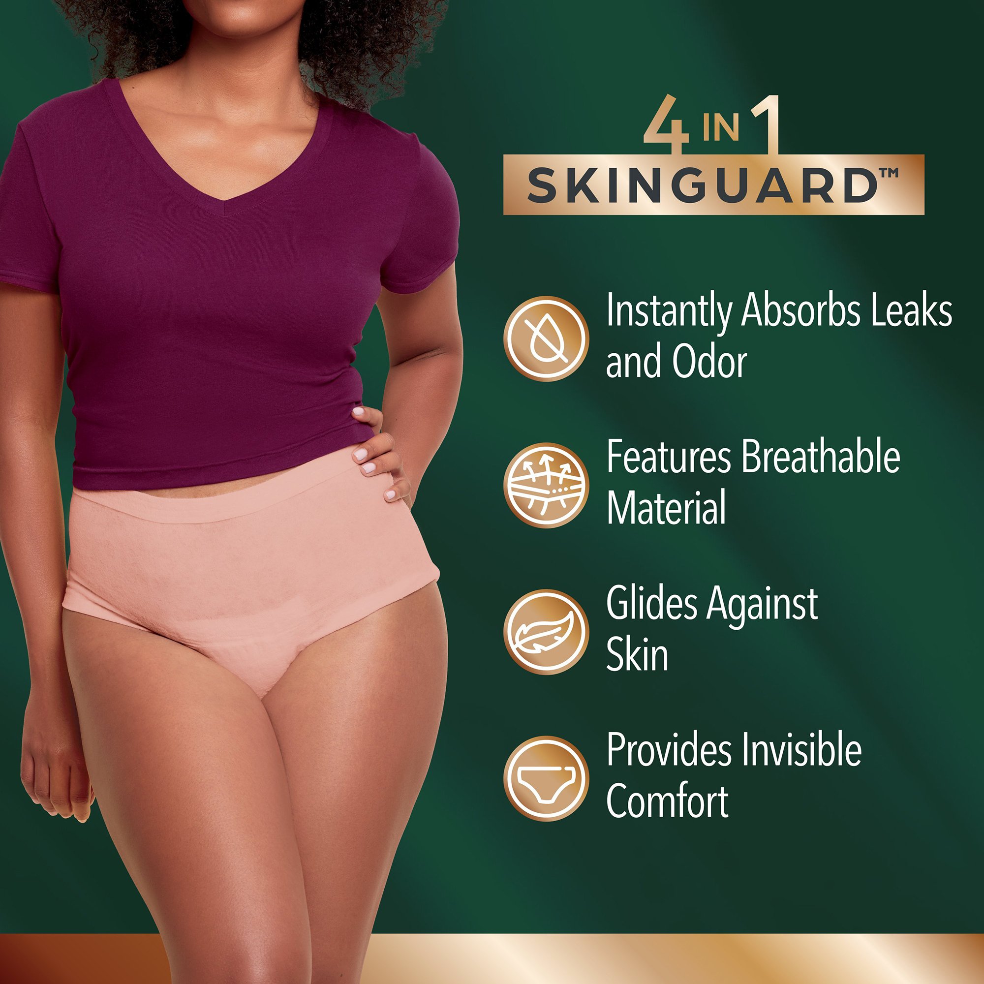 Depend® Silhouette® Maximum Absorbency Underwear, Large - Image 6