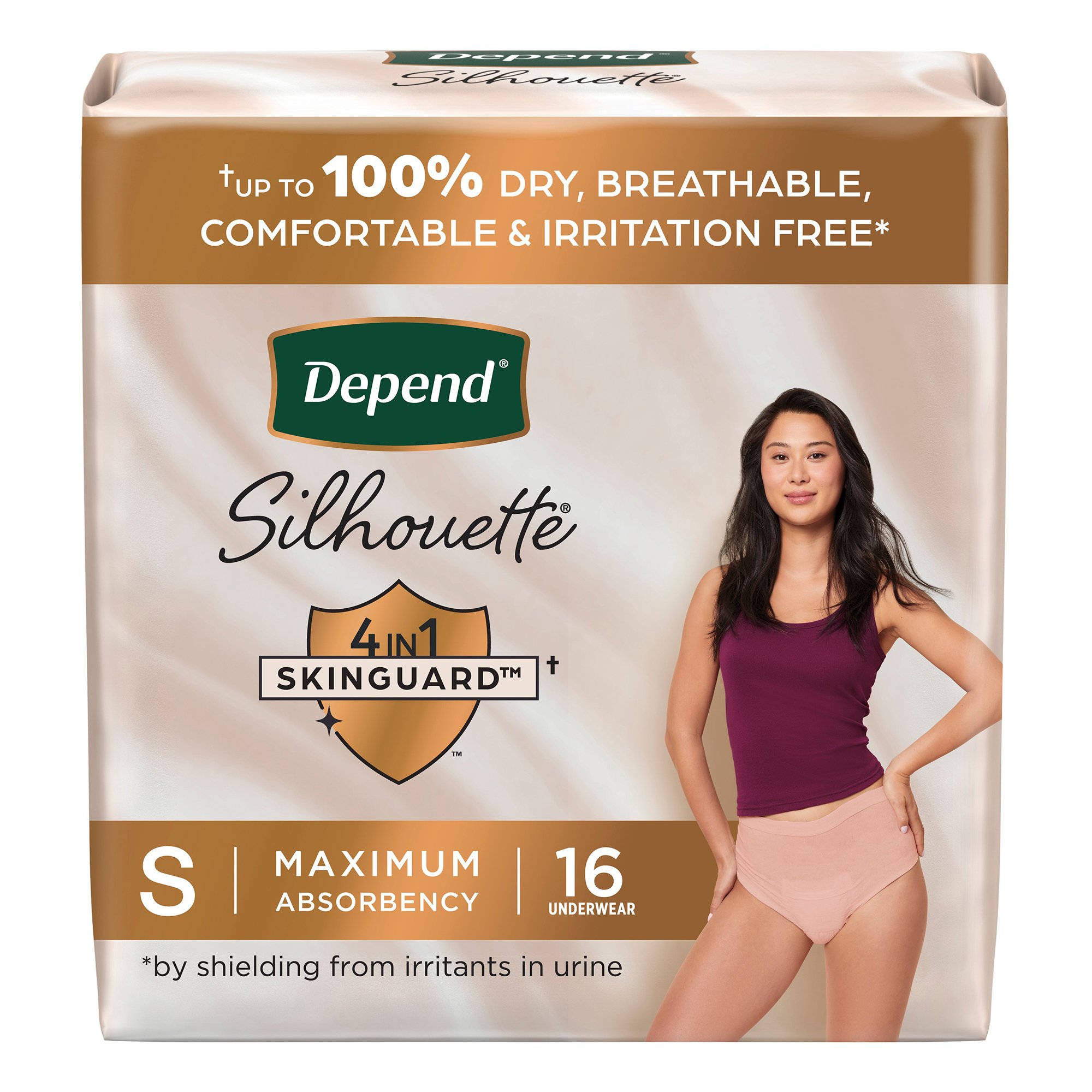Depend® Silhouette® Maximum Absorbency Underwear, Small